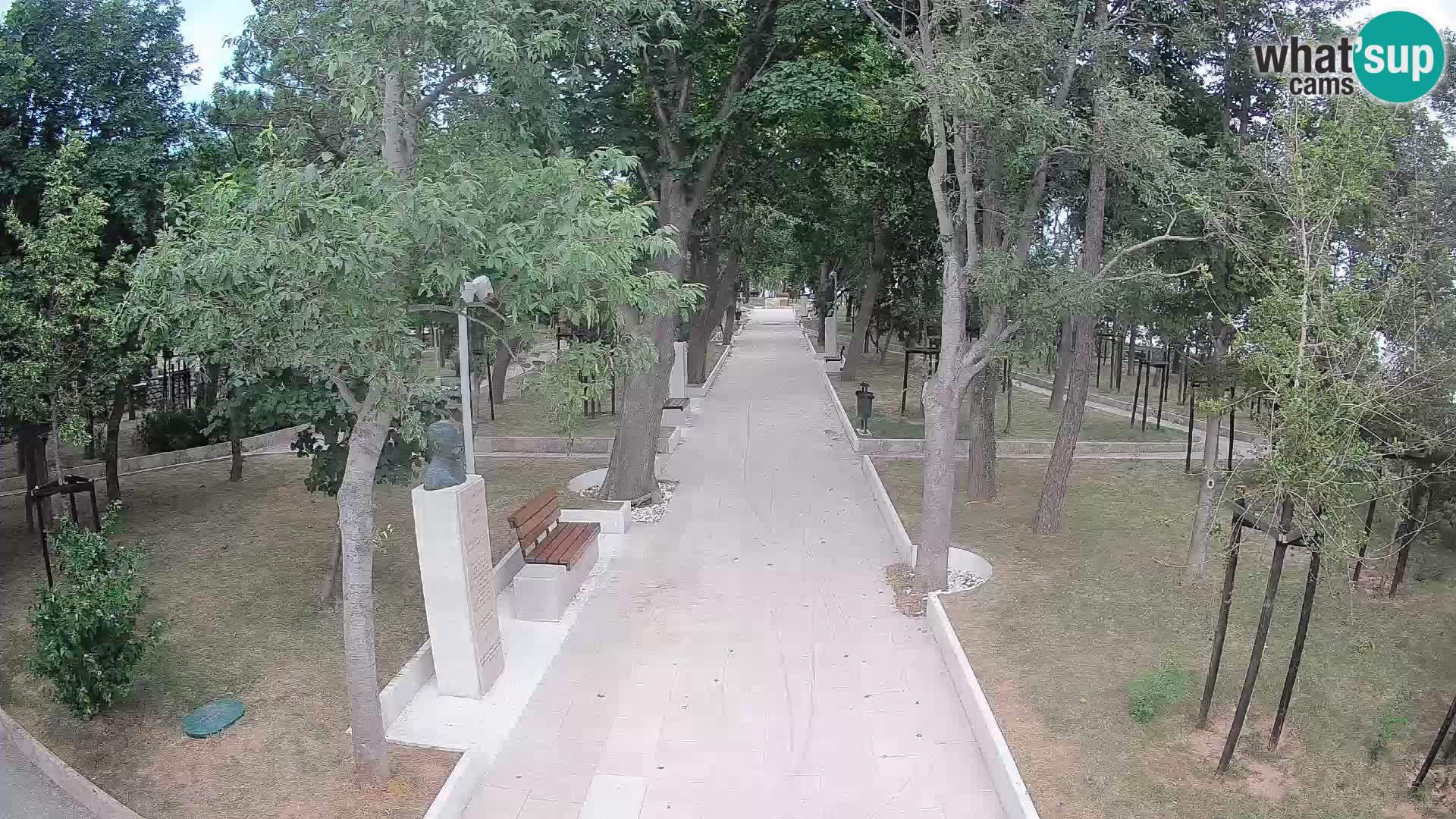 Writers’ Park Webcam Senj – Live by the Sea