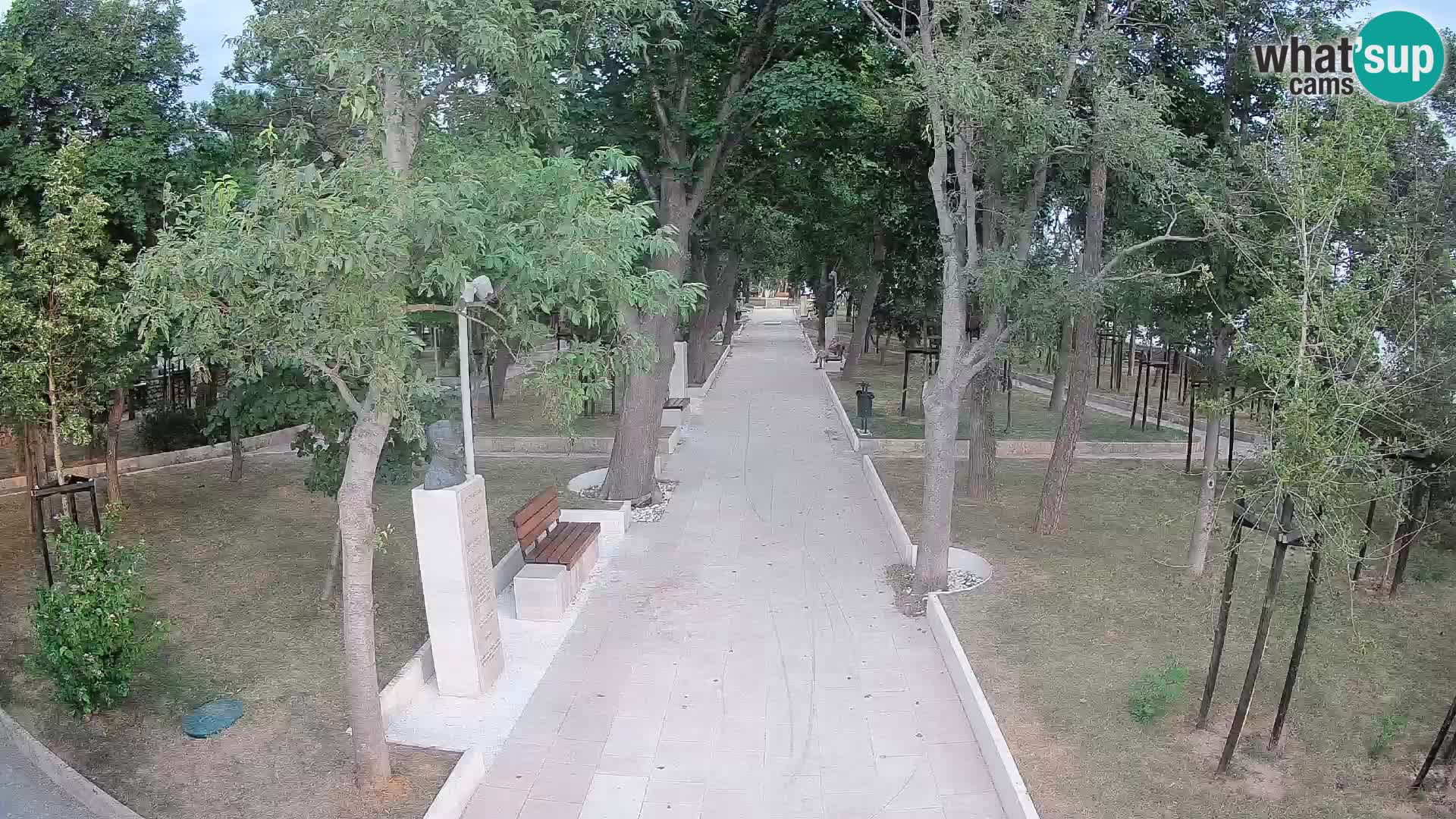 Writers’ Park Webcam Senj – Live by the Sea