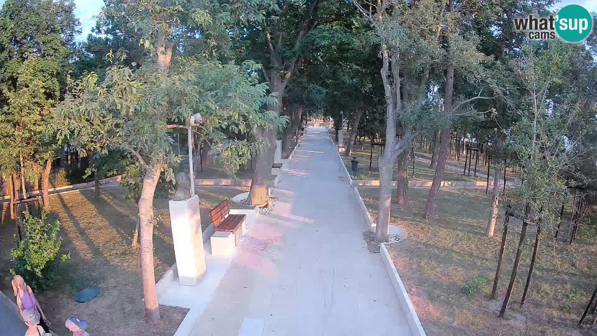 Writers’ Park Webcam Senj – Live by the Sea
