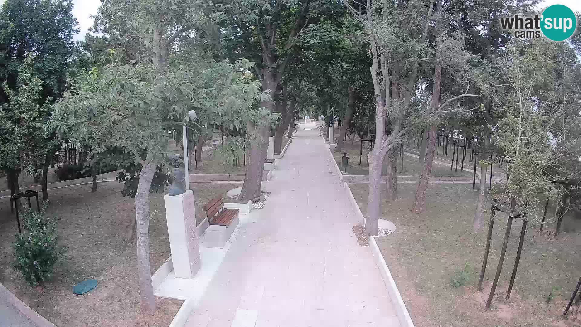 Writers’ Park Webcam Senj – Live by the Sea