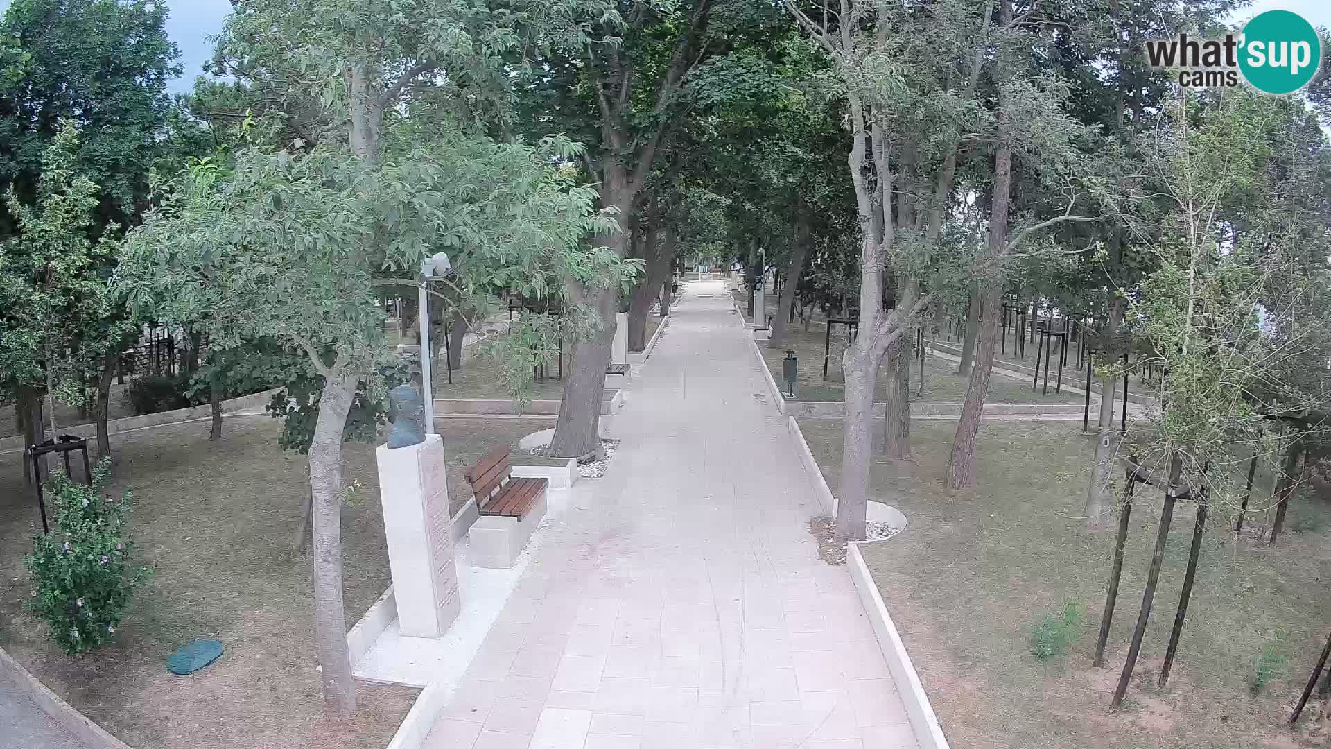 Writers’ Park Webcam Senj – Live by the Sea