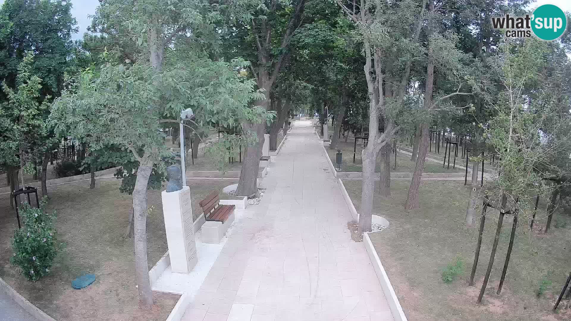 Webcam Schriftstellerpark Senj – Live am Meer