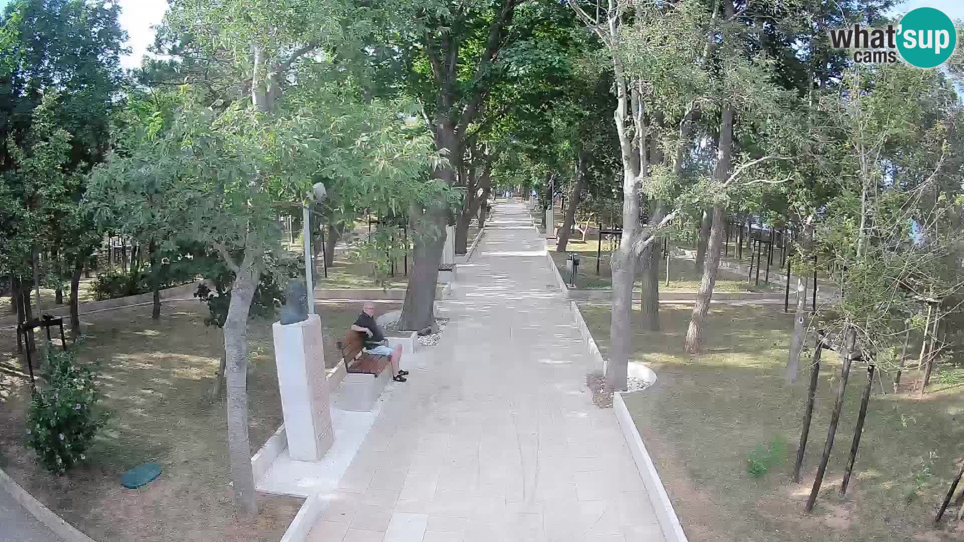 Writers’ Park Webcam Senj – Live by the Sea