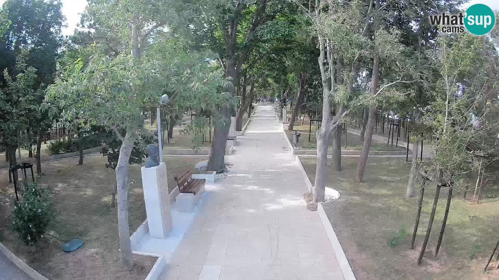 Webcam Schriftstellerpark Senj – Live am Meer