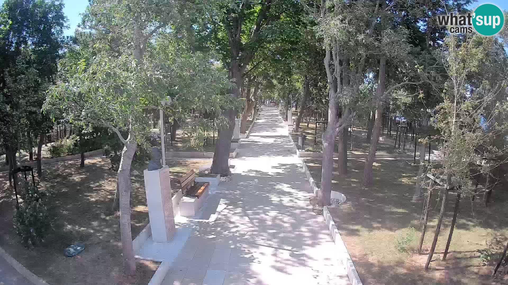 Writers’ Park Webcam Senj – Live by the Sea