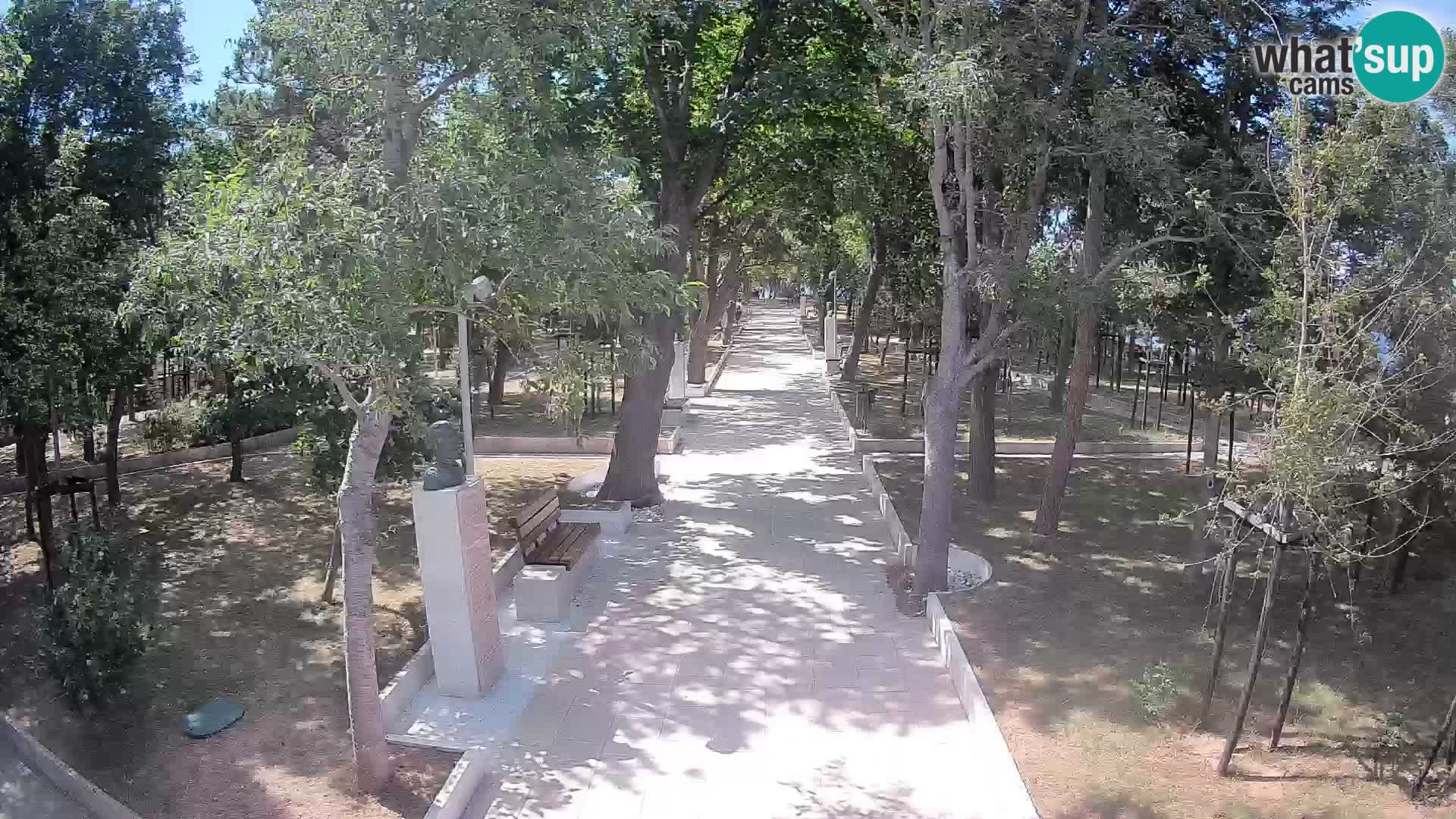 Writers’ Park Webcam Senj – Live by the Sea