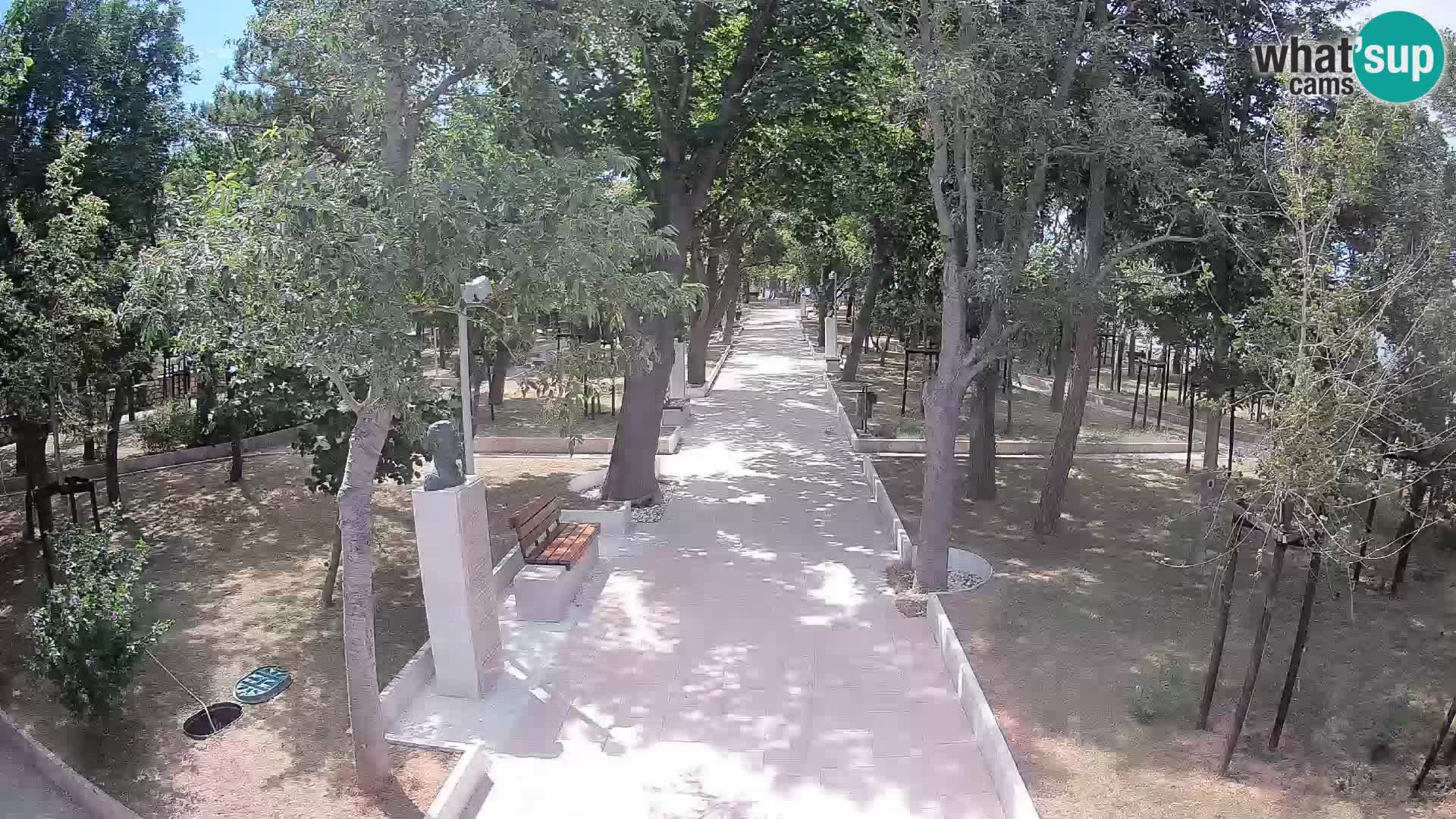 Writers’ Park Webcam Senj – Live by the Sea