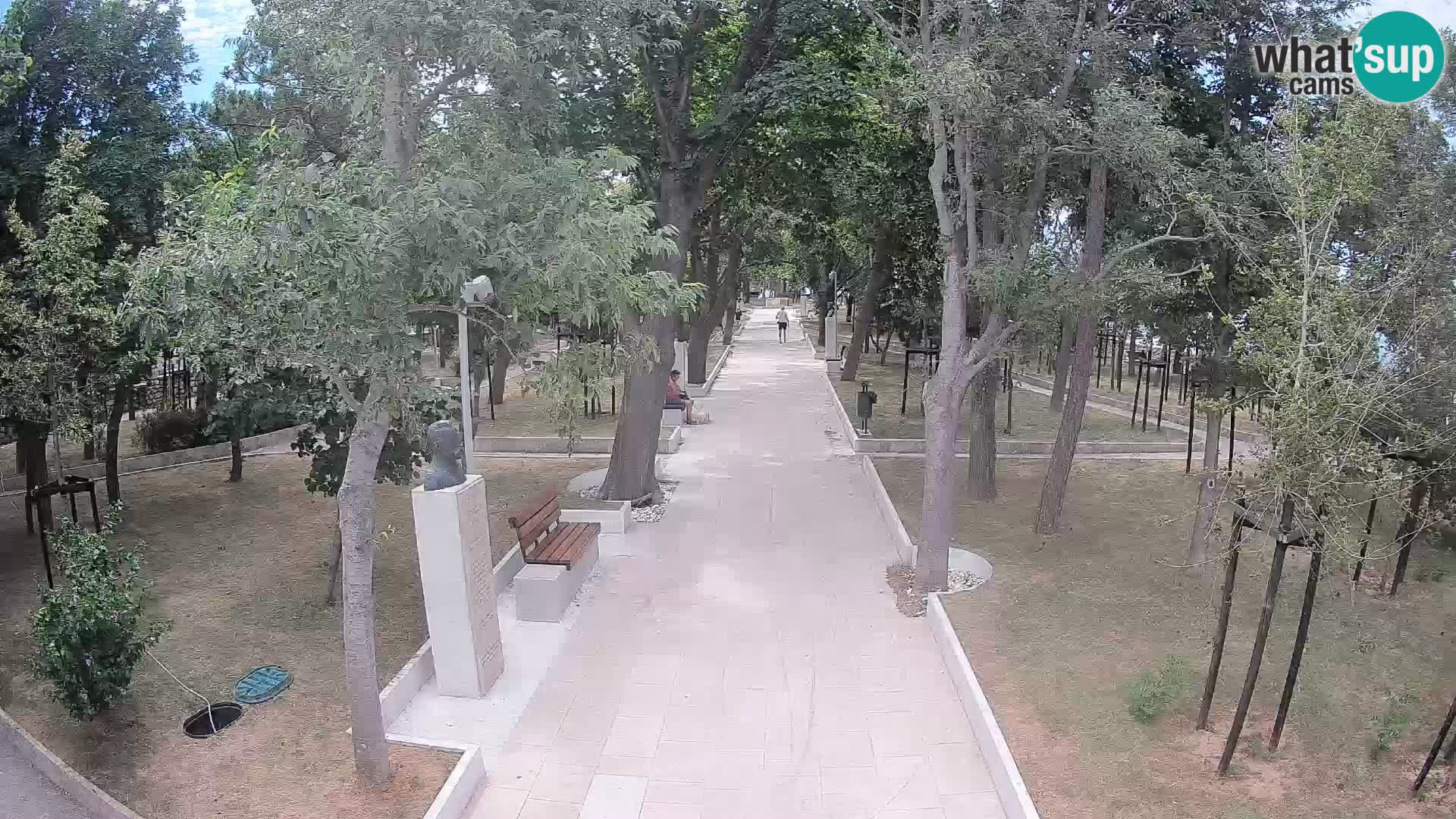 Writers’ Park Webcam Senj – Live by the Sea