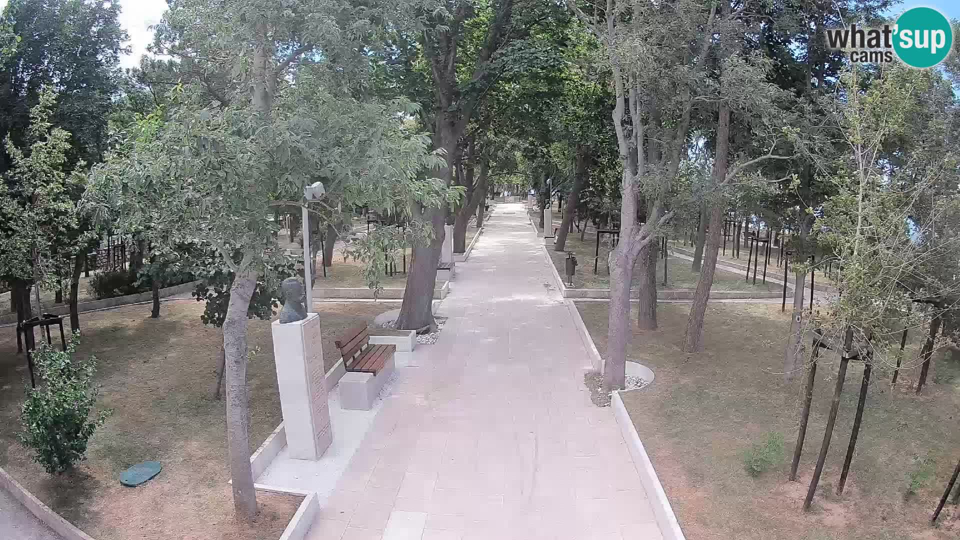 Writers’ Park Webcam Senj – Live by the Sea