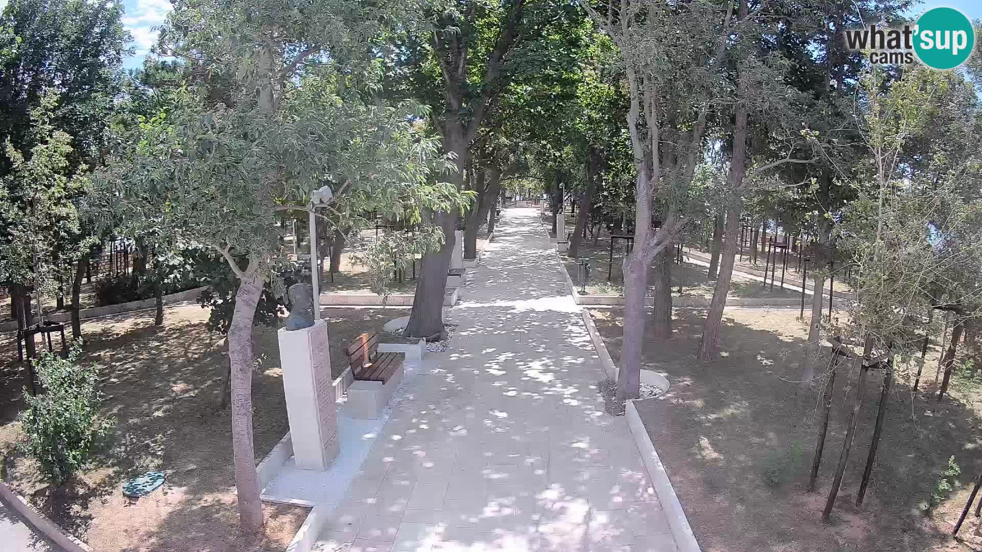 Writers’ Park Webcam Senj – Live by the Sea