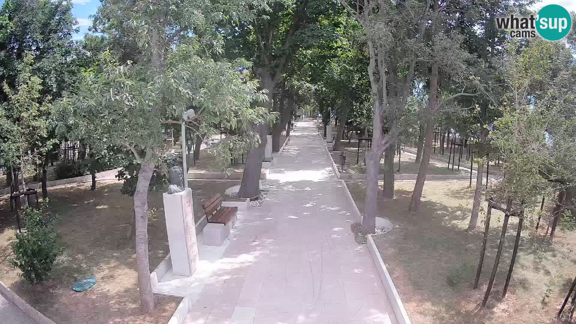 Writers’ Park Webcam Senj – Live by the Sea