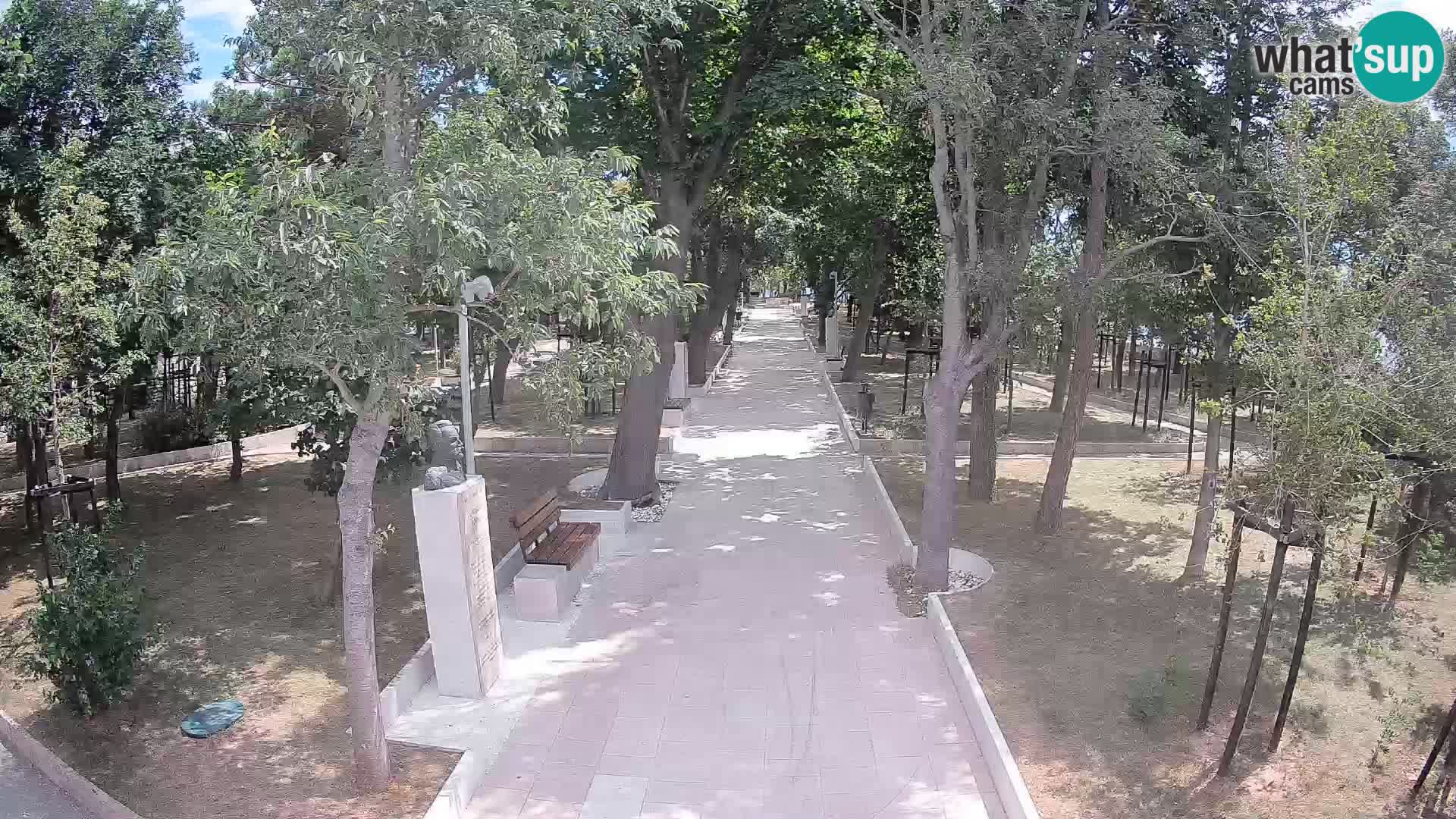 Writers’ Park Webcam Senj – Live by the Sea