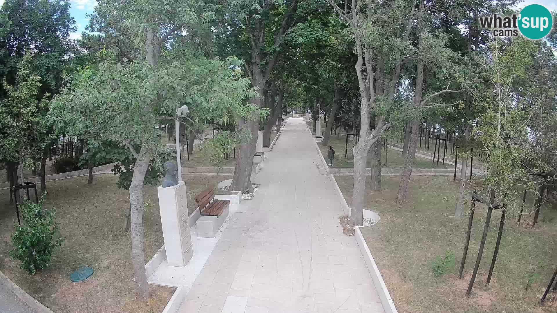 Writers’ Park Webcam Senj – Live by the Sea
