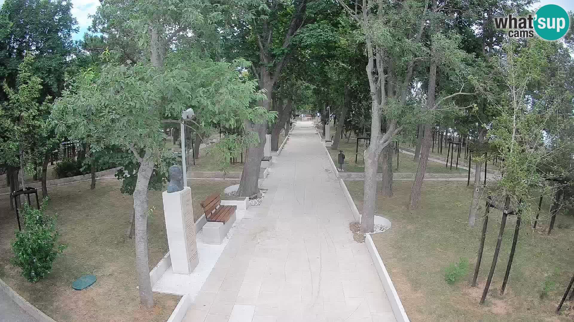 Writers’ Park Webcam Senj – Live by the Sea