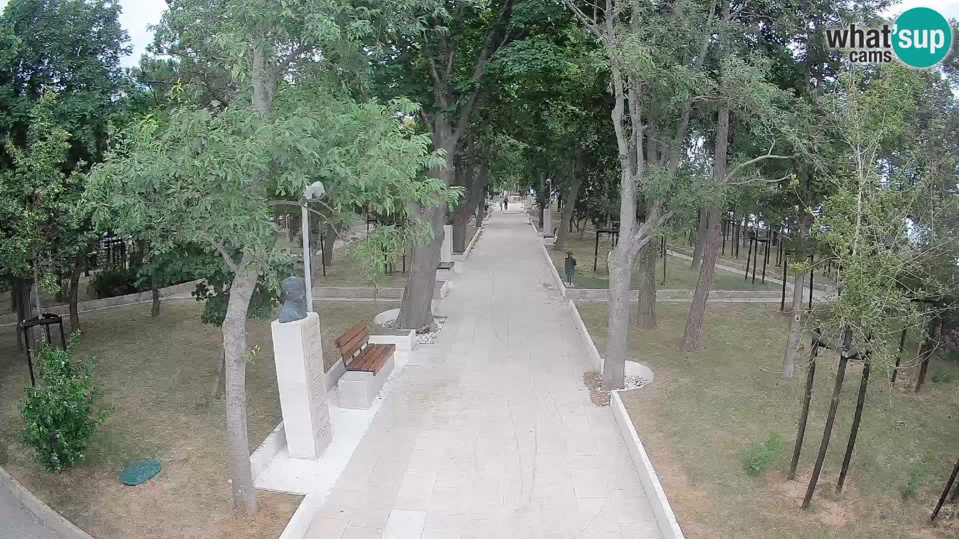 Writers’ Park Webcam Senj – Live by the Sea