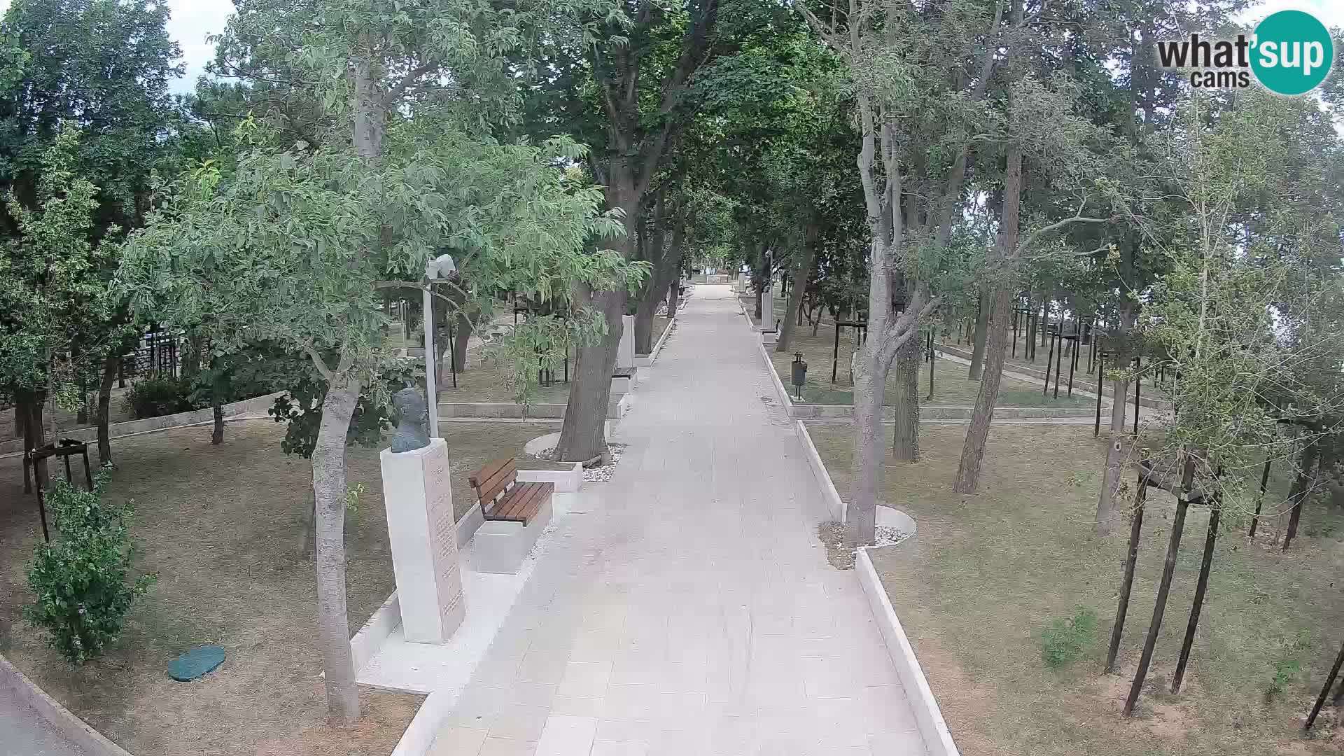 Webcam Schriftstellerpark Senj – Live am Meer