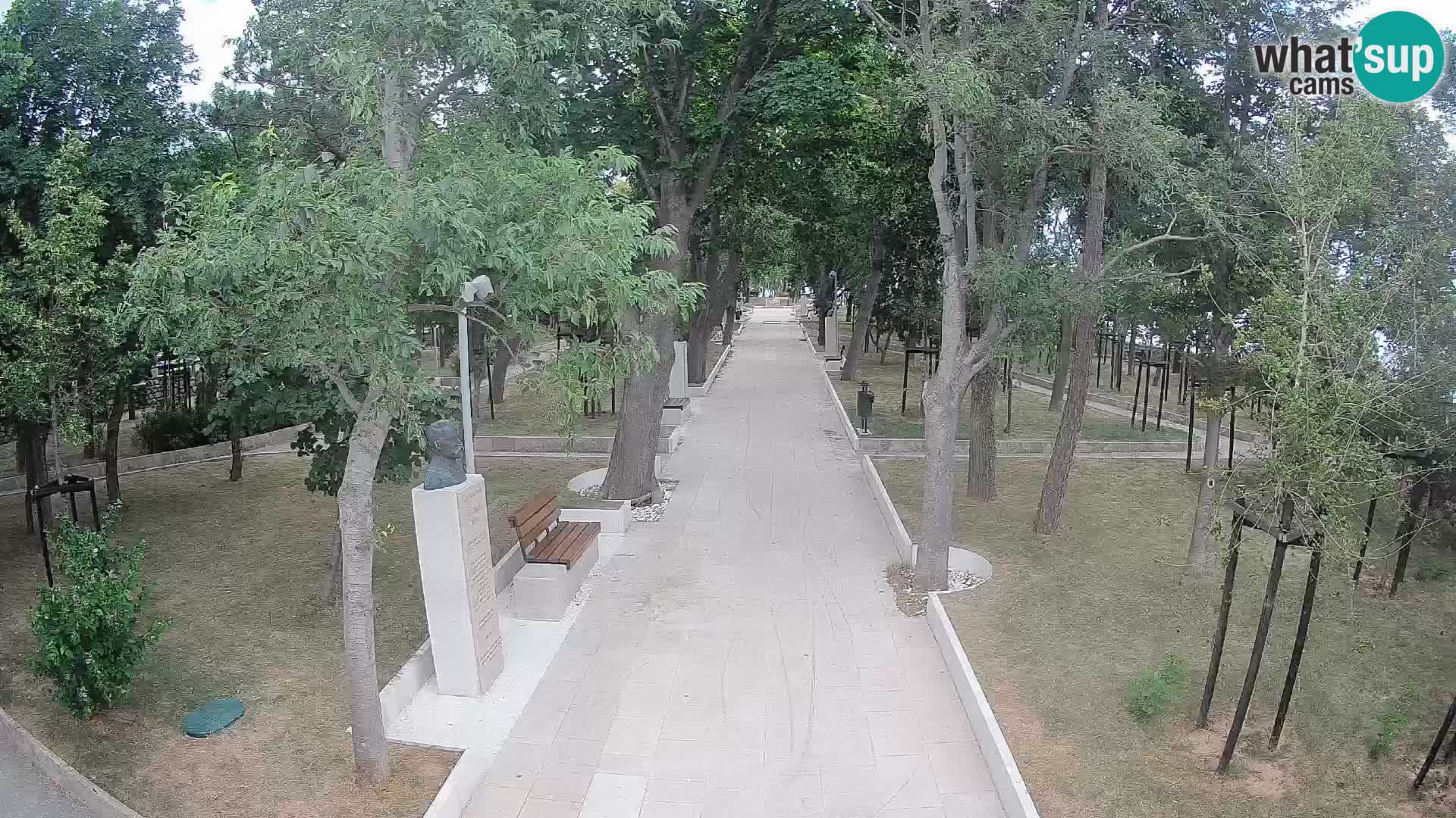 Writers’ Park Webcam Senj – Live by the Sea