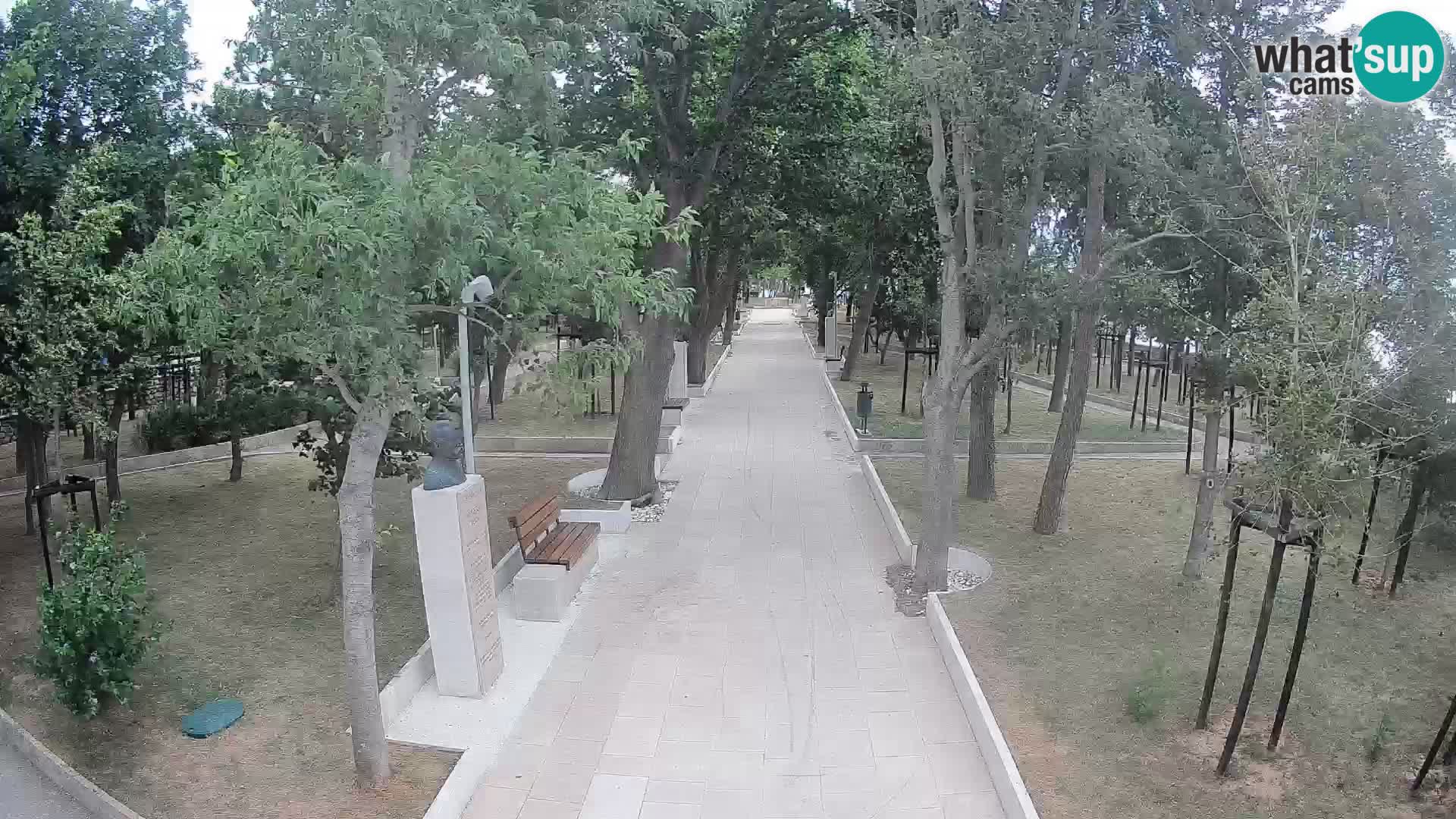 Writers’ Park Webcam Senj – Live by the Sea