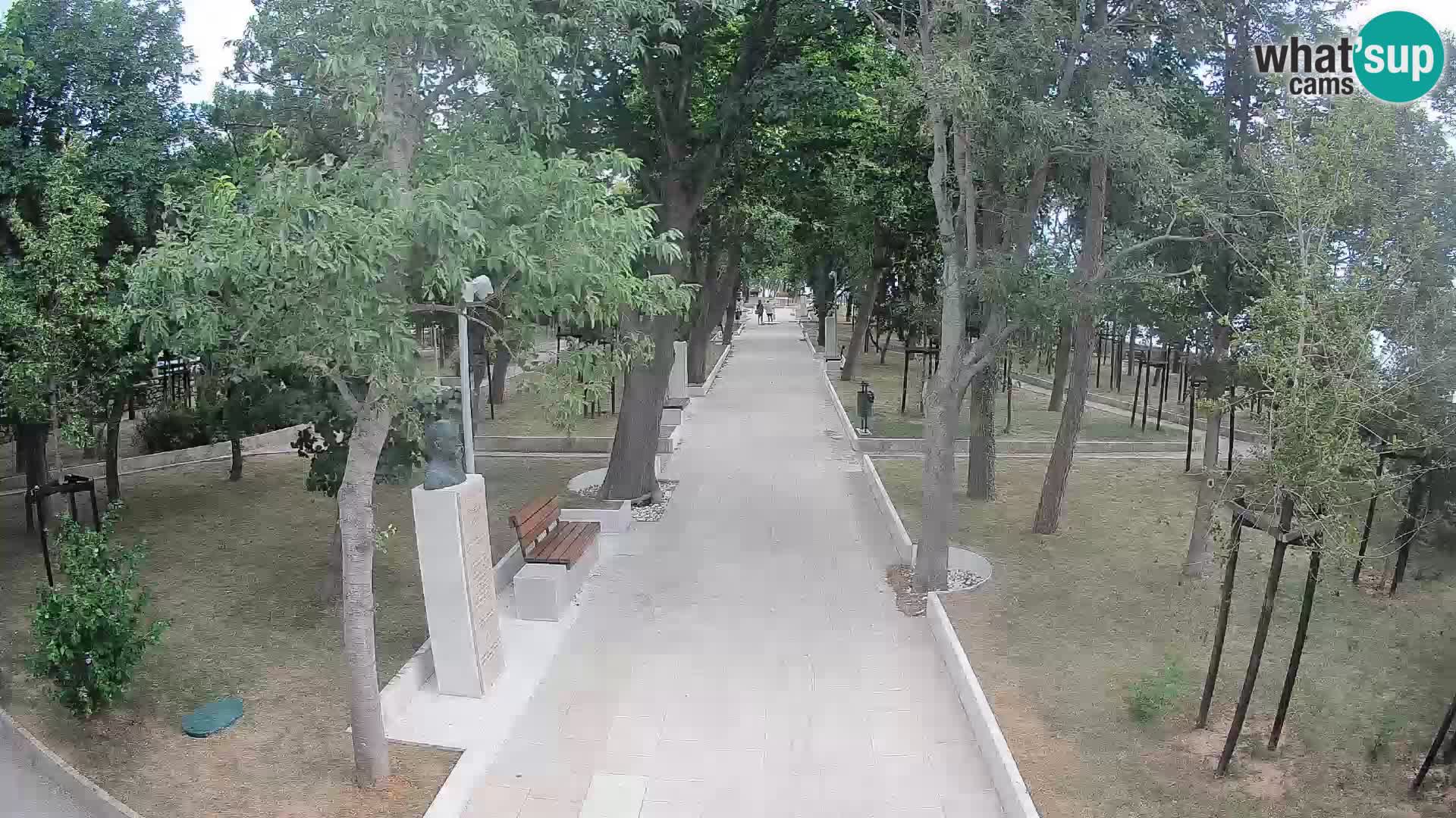 Writers’ Park Webcam Senj – Live by the Sea