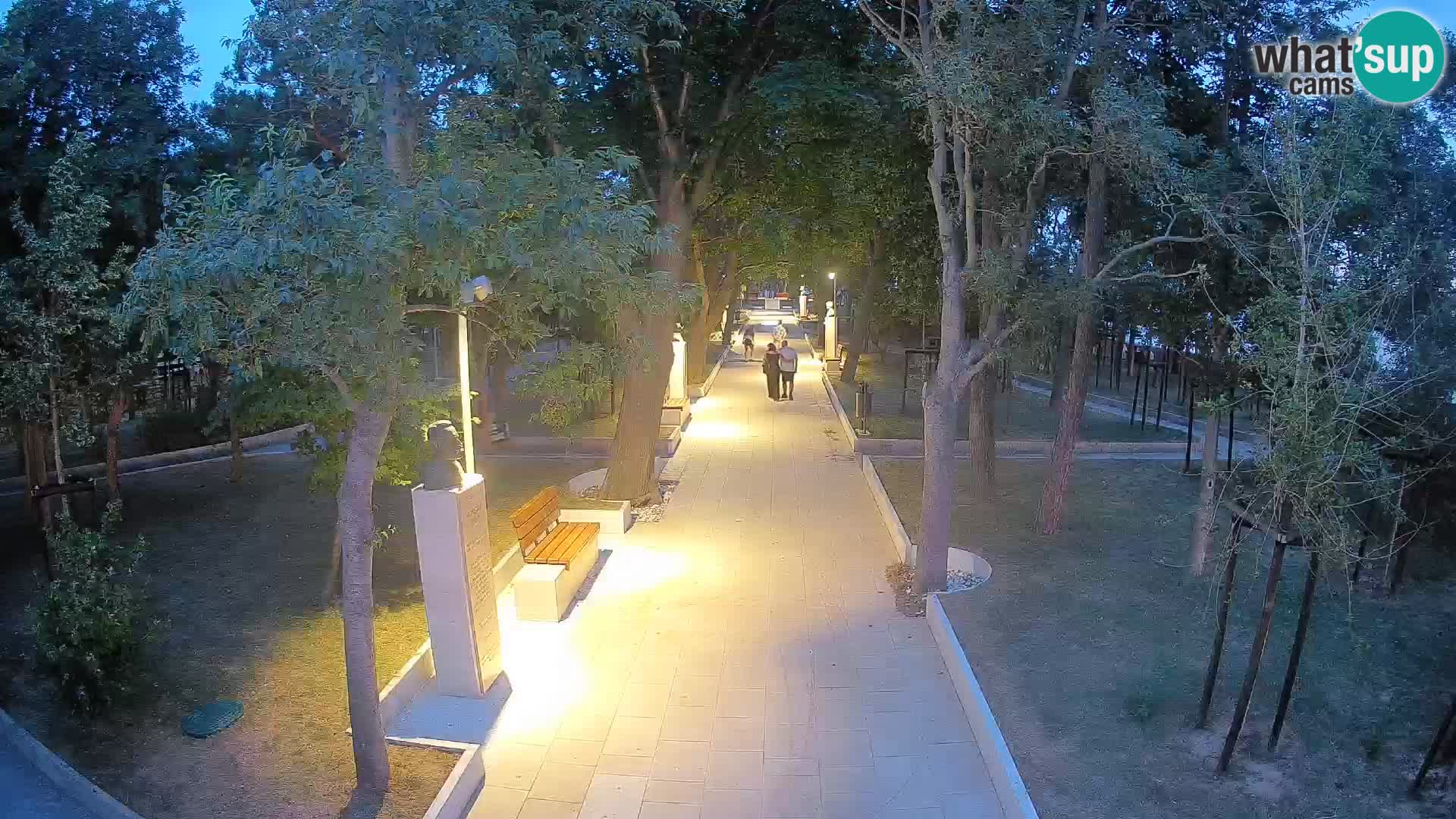 Writers’ Park Webcam Senj – Live by the Sea