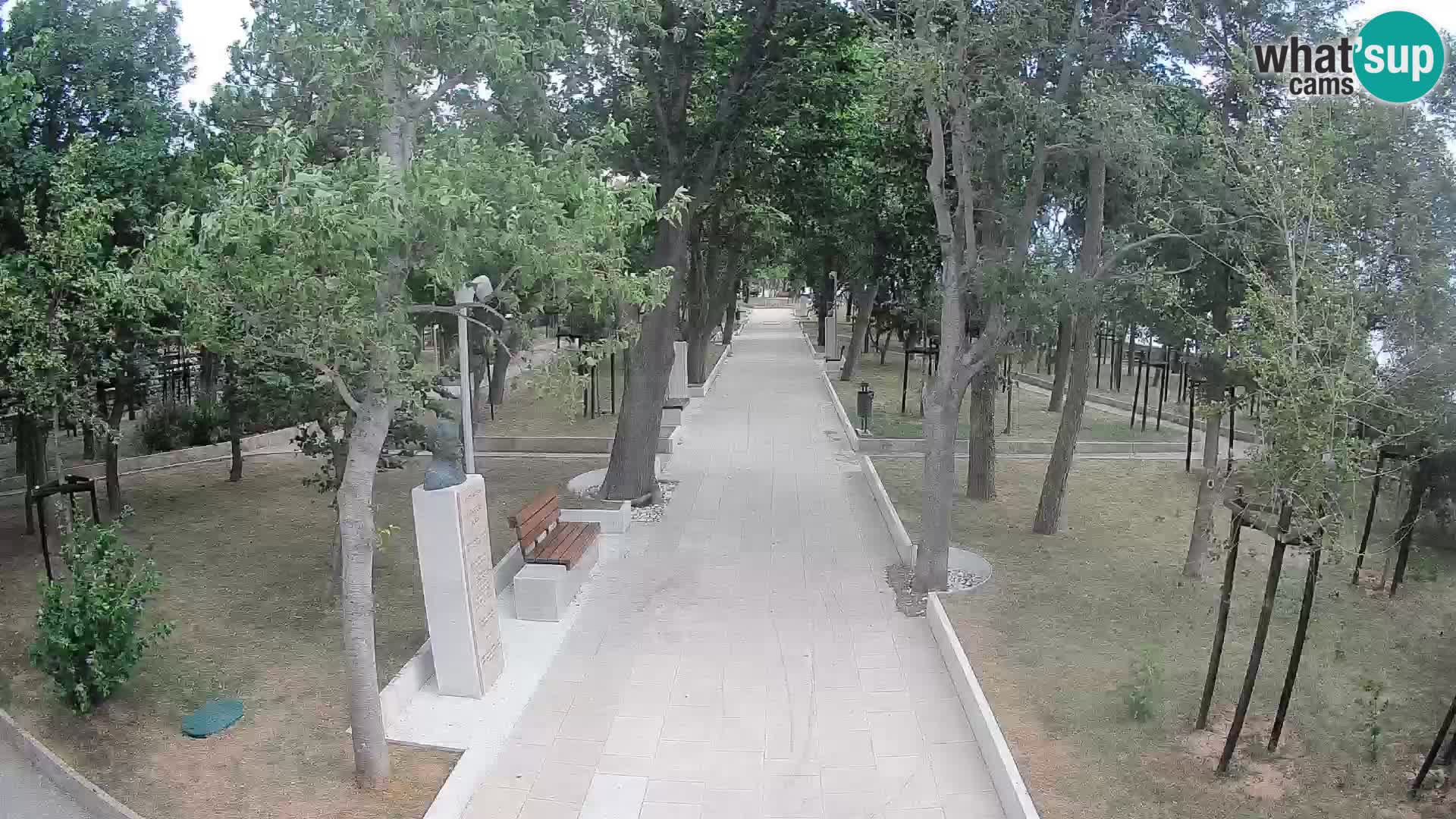Writers’ Park Webcam Senj – Live by the Sea