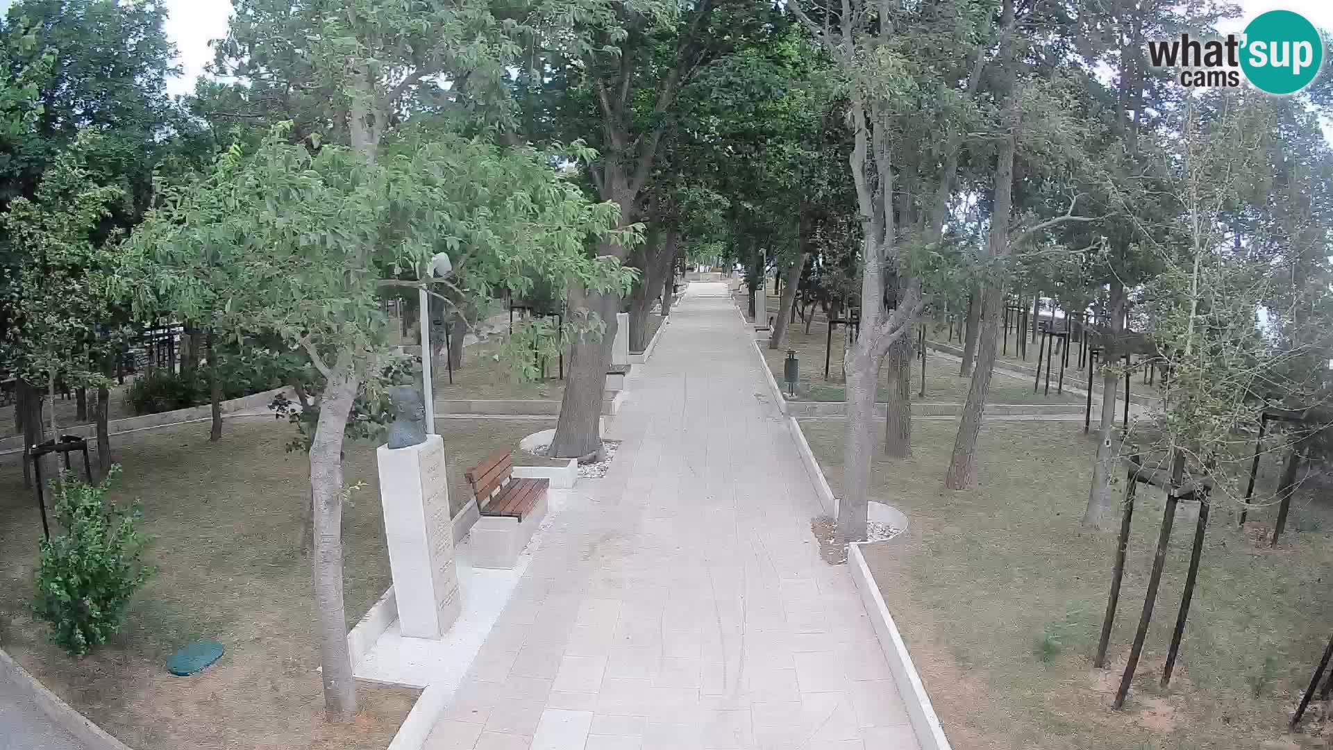 Writers’ Park Webcam Senj – Live by the Sea