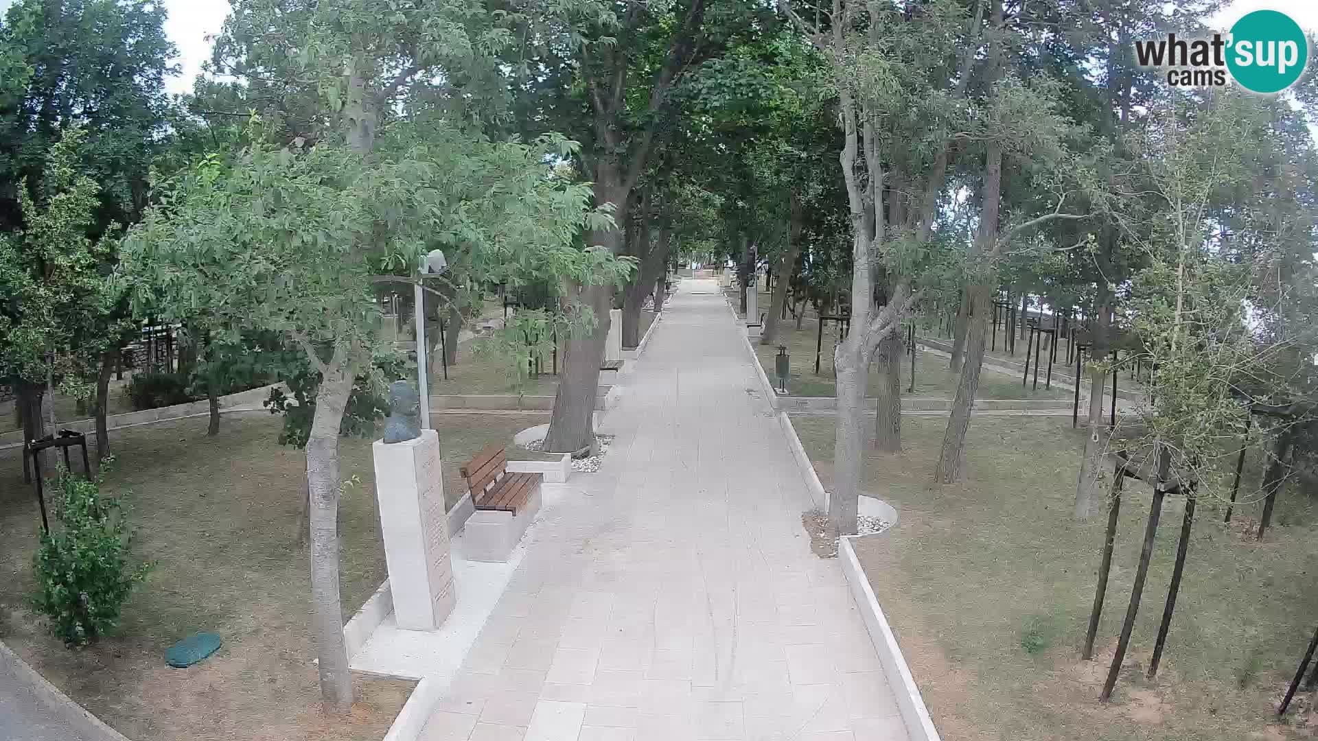 Webcam Schriftstellerpark Senj – Live am Meer
