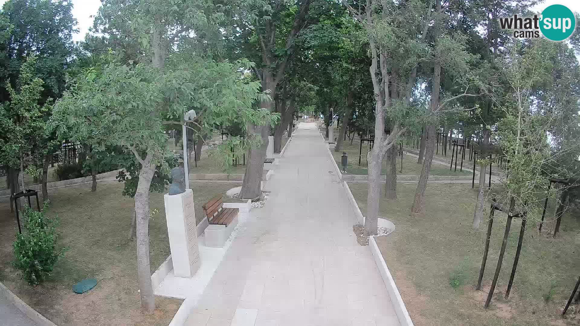 Writers’ Park Webcam Senj – Live by the Sea