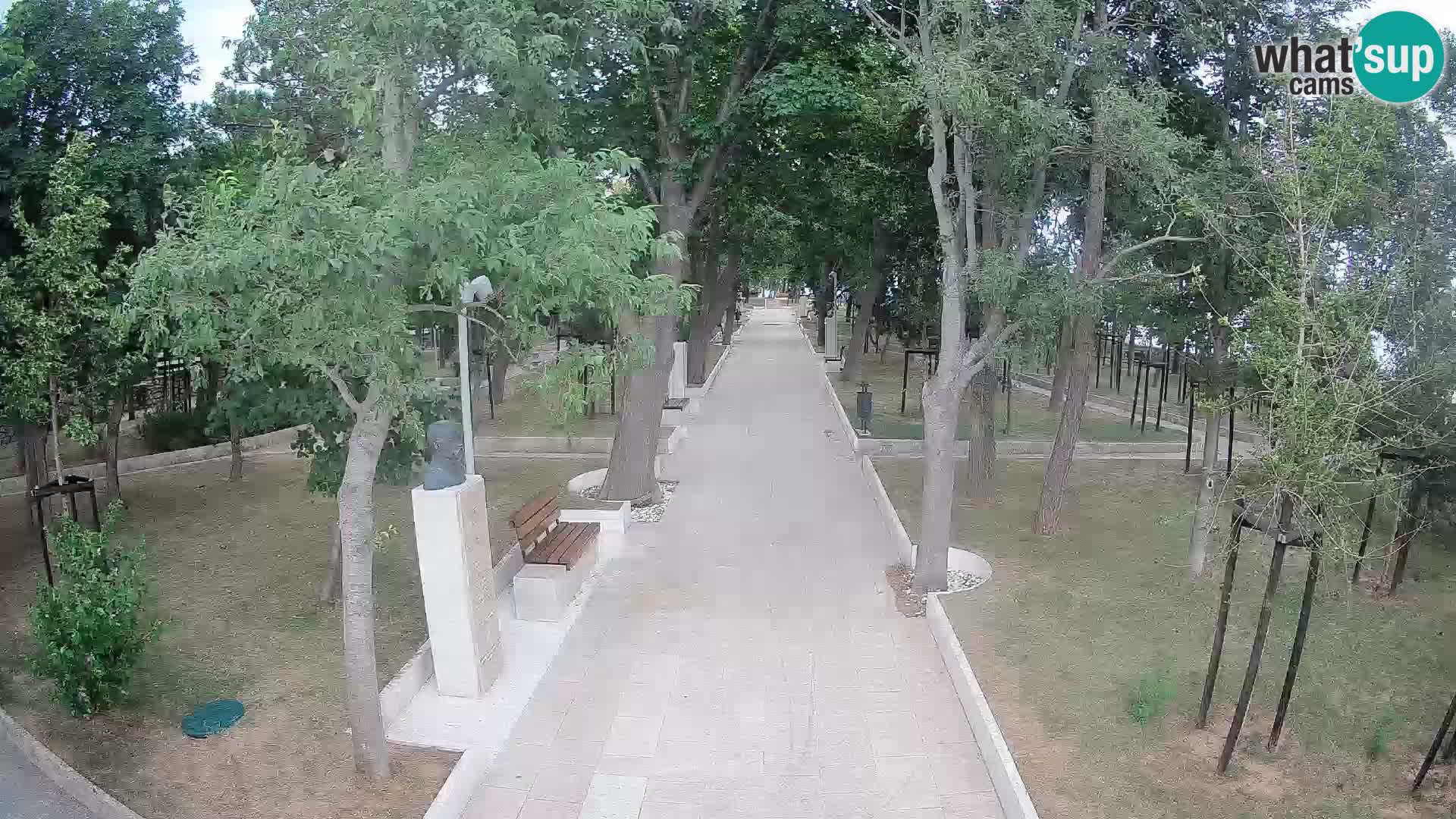 Writers’ Park Webcam Senj – Live by the Sea