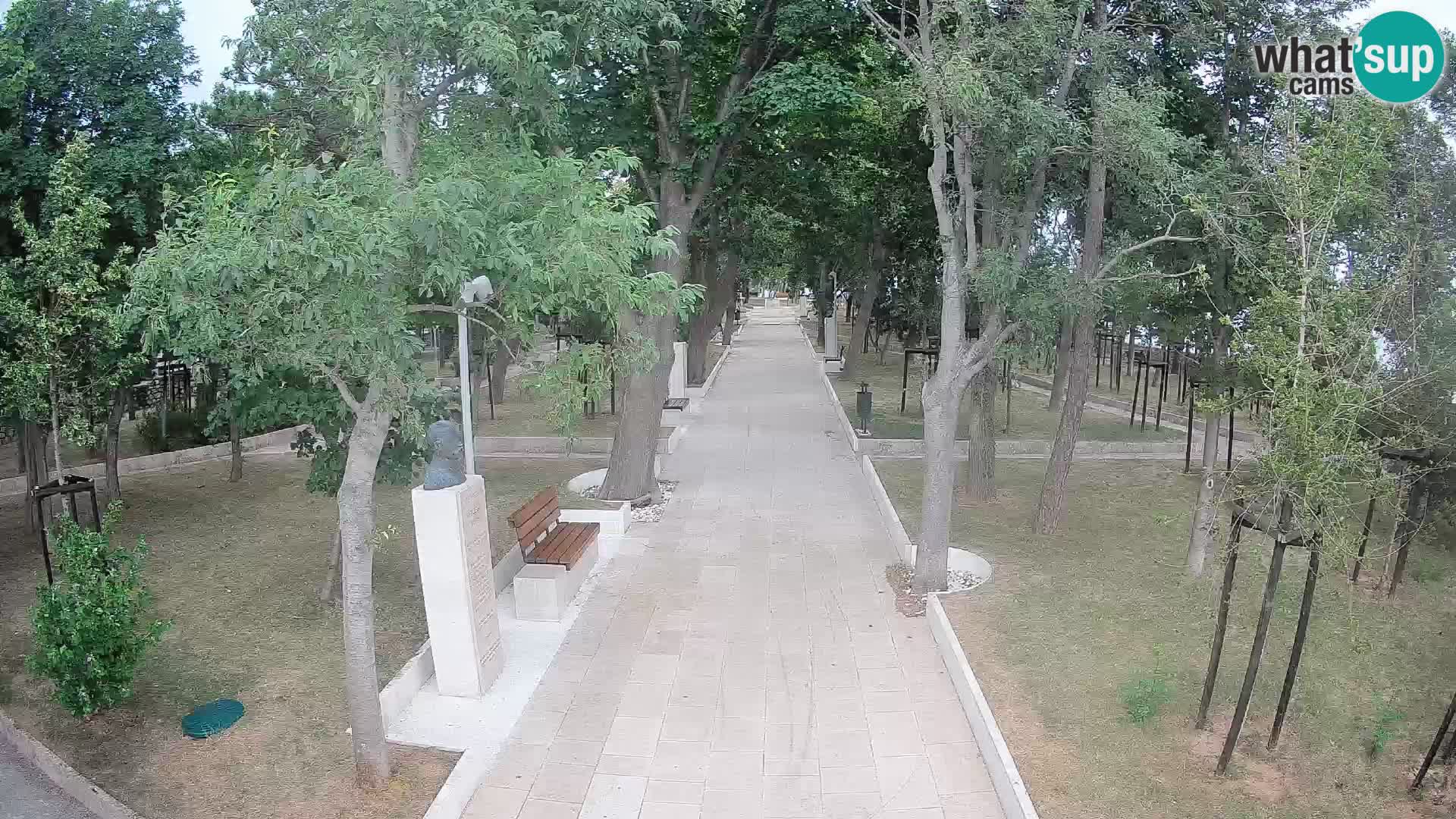 Writers’ Park Webcam Senj – Live by the Sea