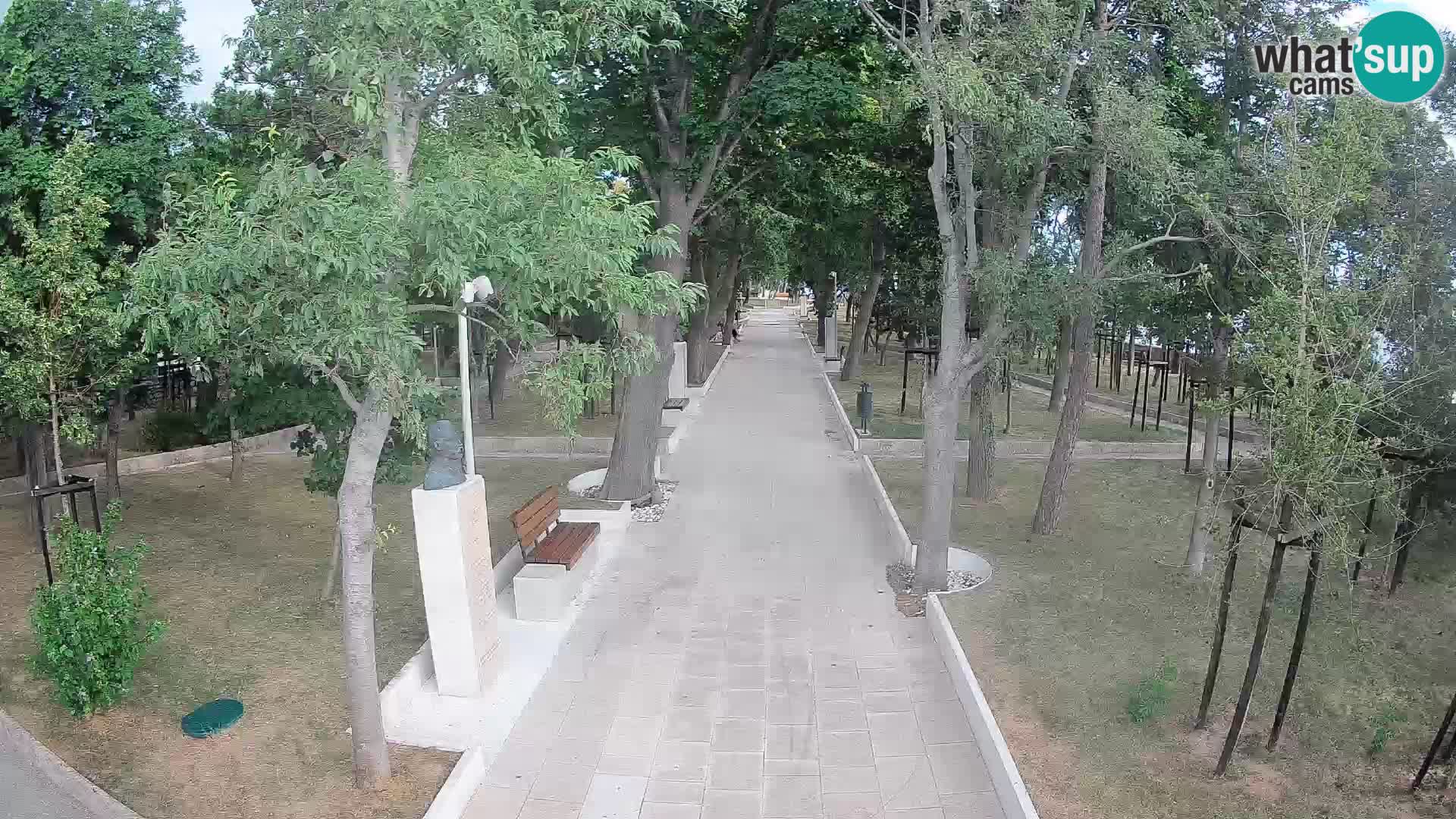 Writers’ Park Webcam Senj – Live by the Sea