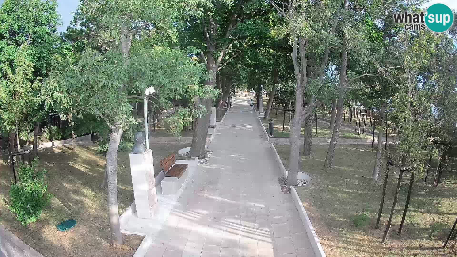 Writers’ Park Webcam Senj – Live by the Sea