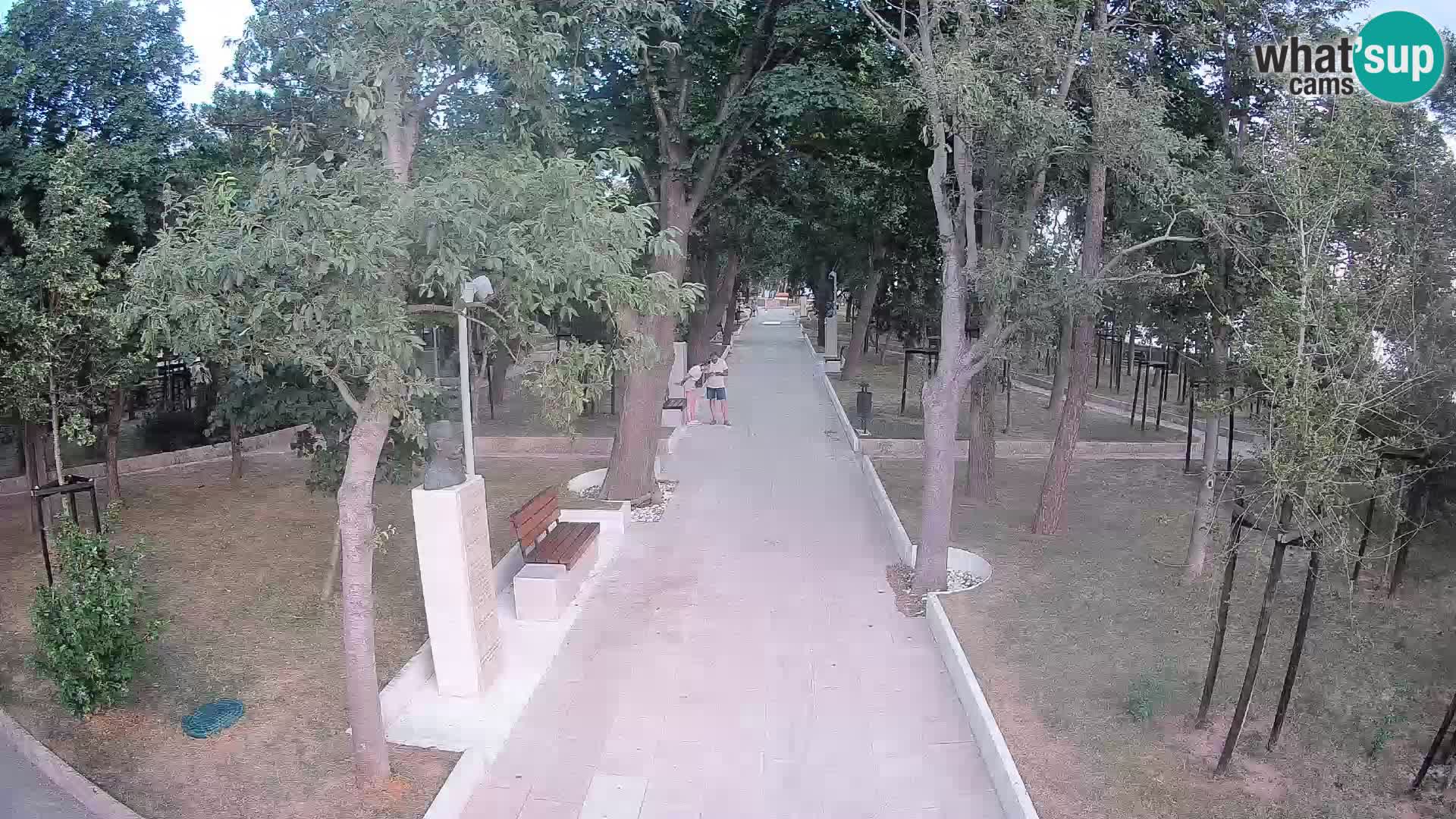 Webcam Schriftstellerpark Senj – Live am Meer