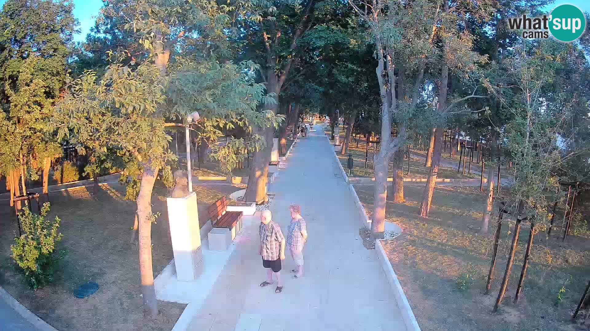 Writers’ Park Webcam Senj – Live by the Sea