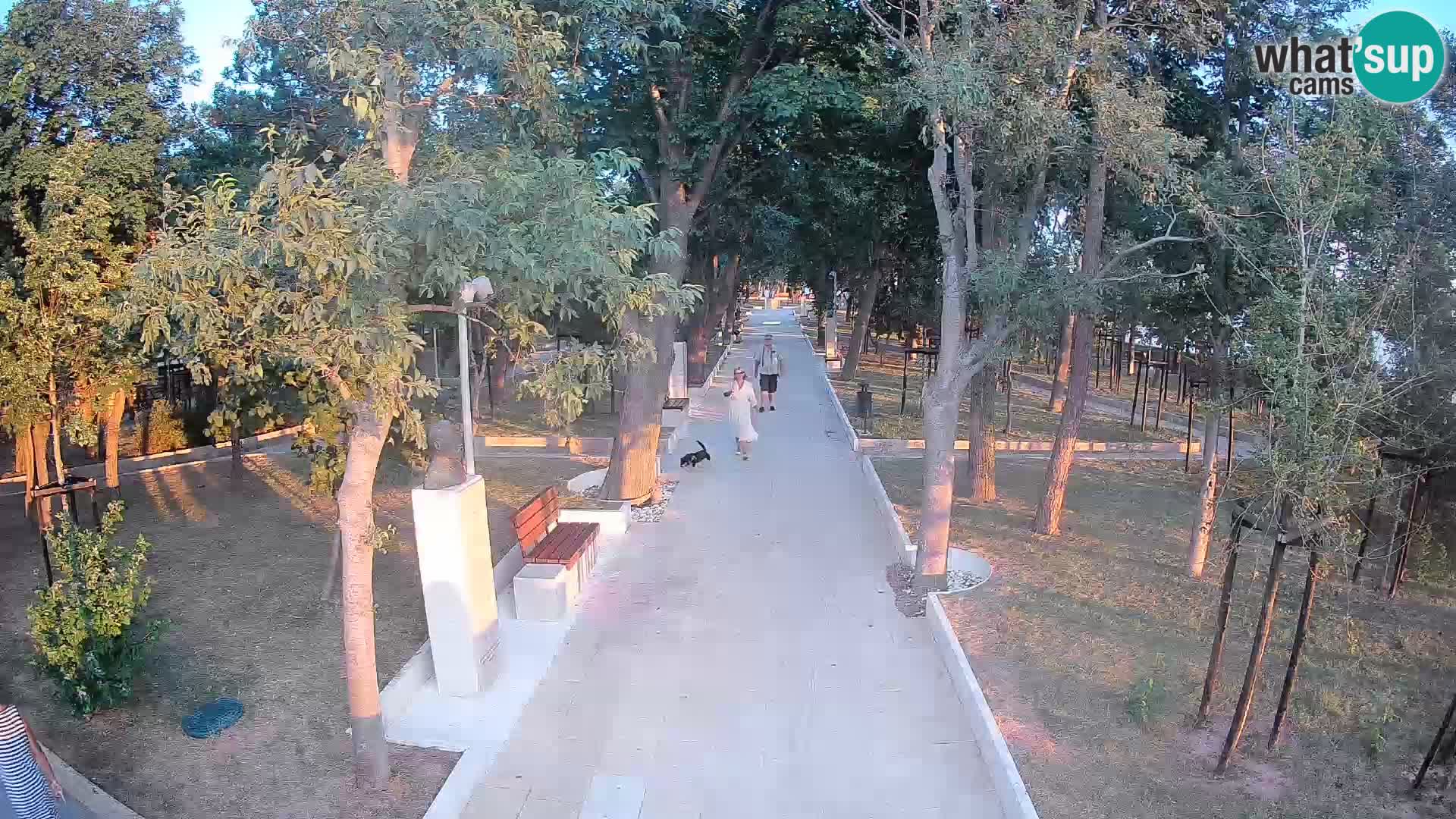 Writers’ Park Webcam Senj – Live by the Sea