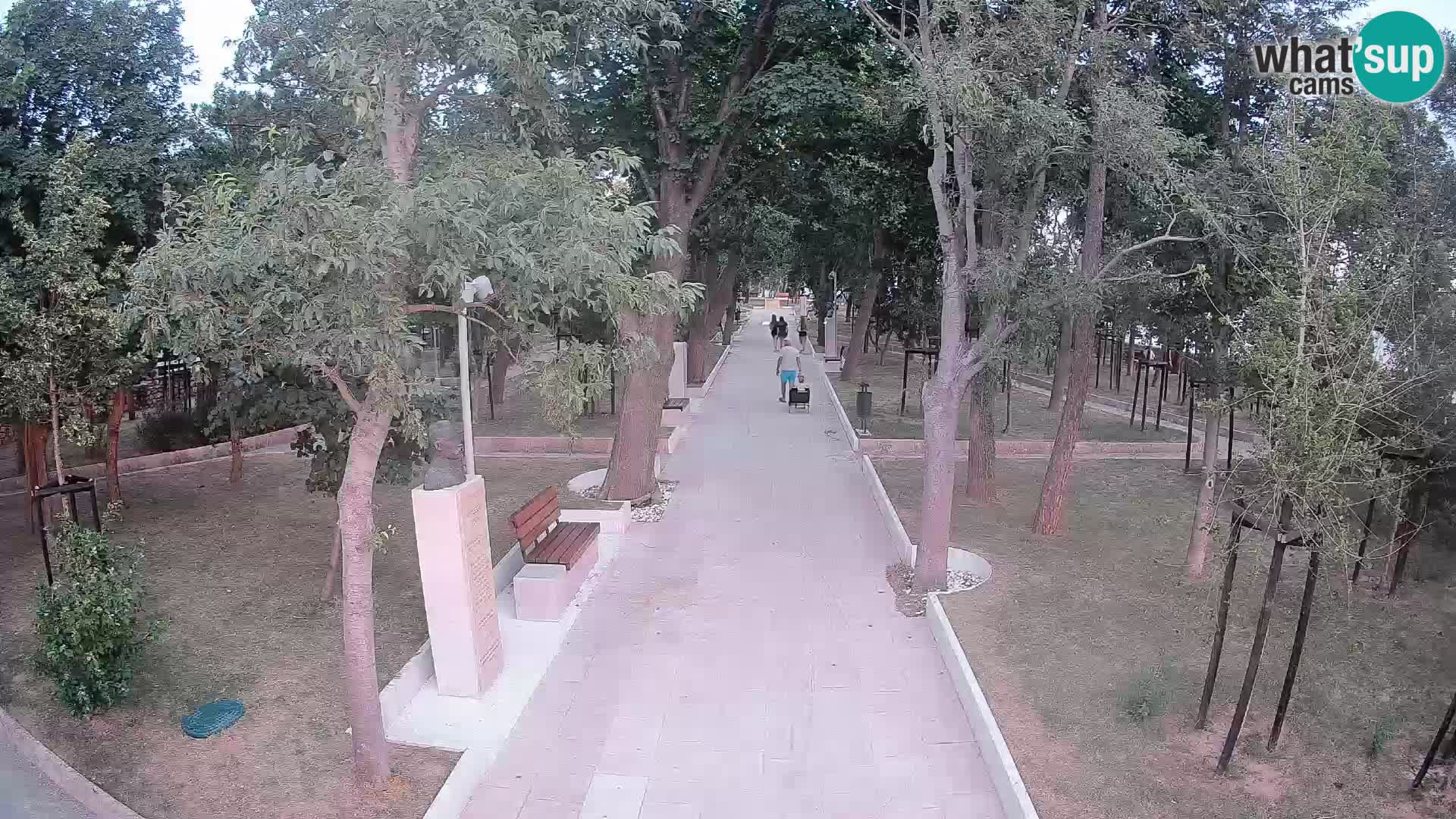 Writers’ Park Webcam Senj – Live by the Sea