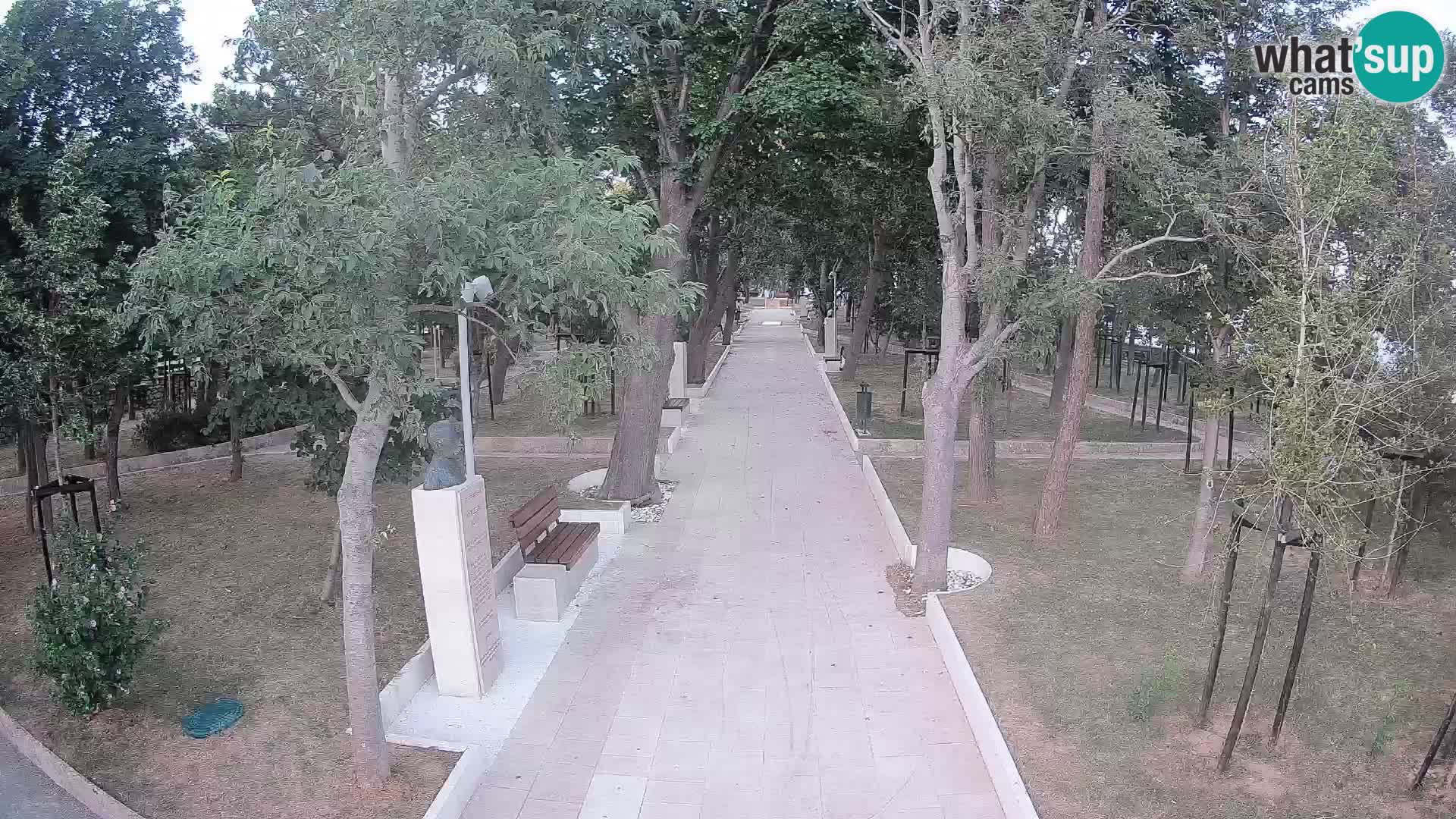 Writers’ Park Webcam Senj – Live by the Sea