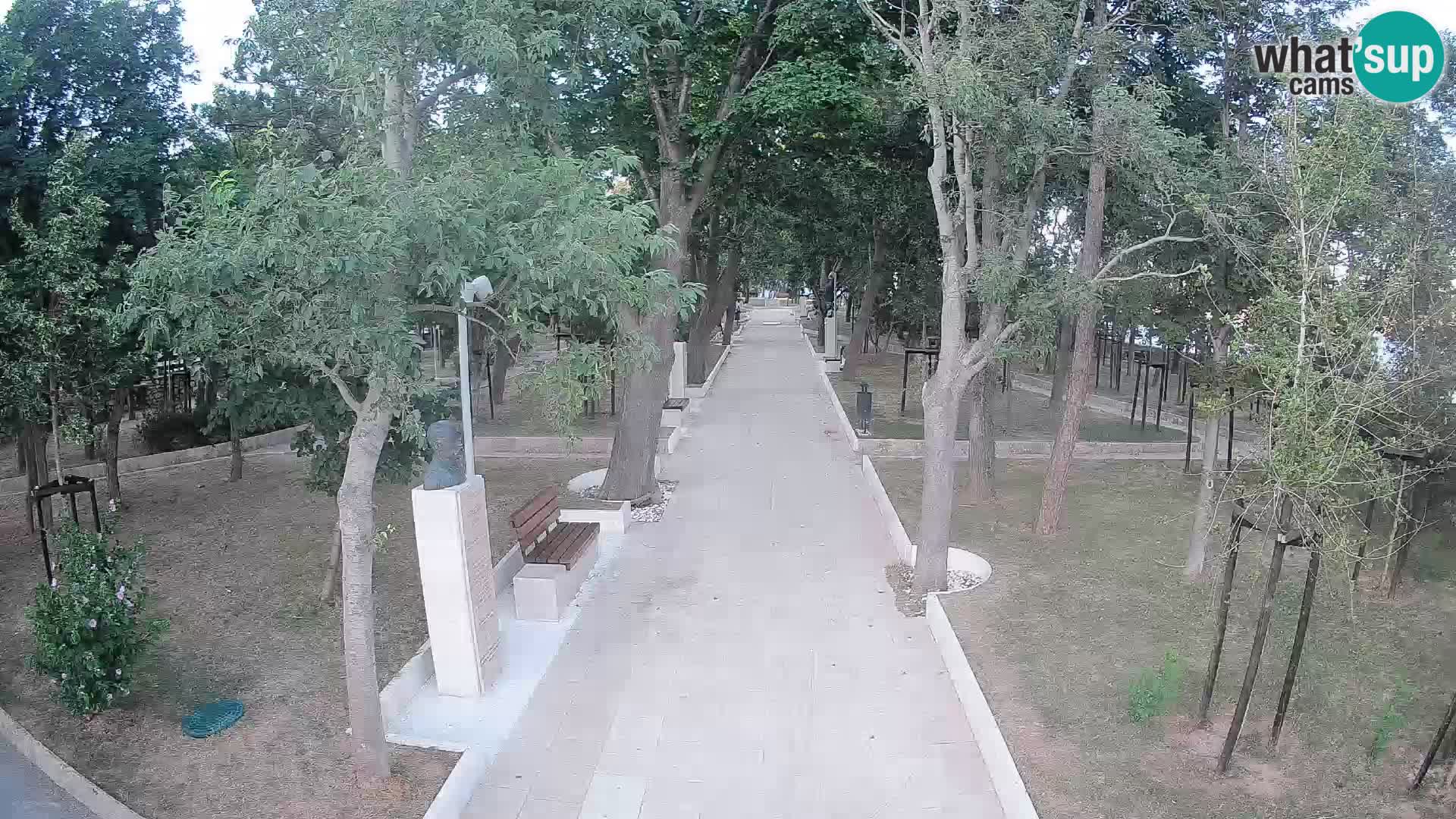 Writers’ Park Webcam Senj – Live by the Sea