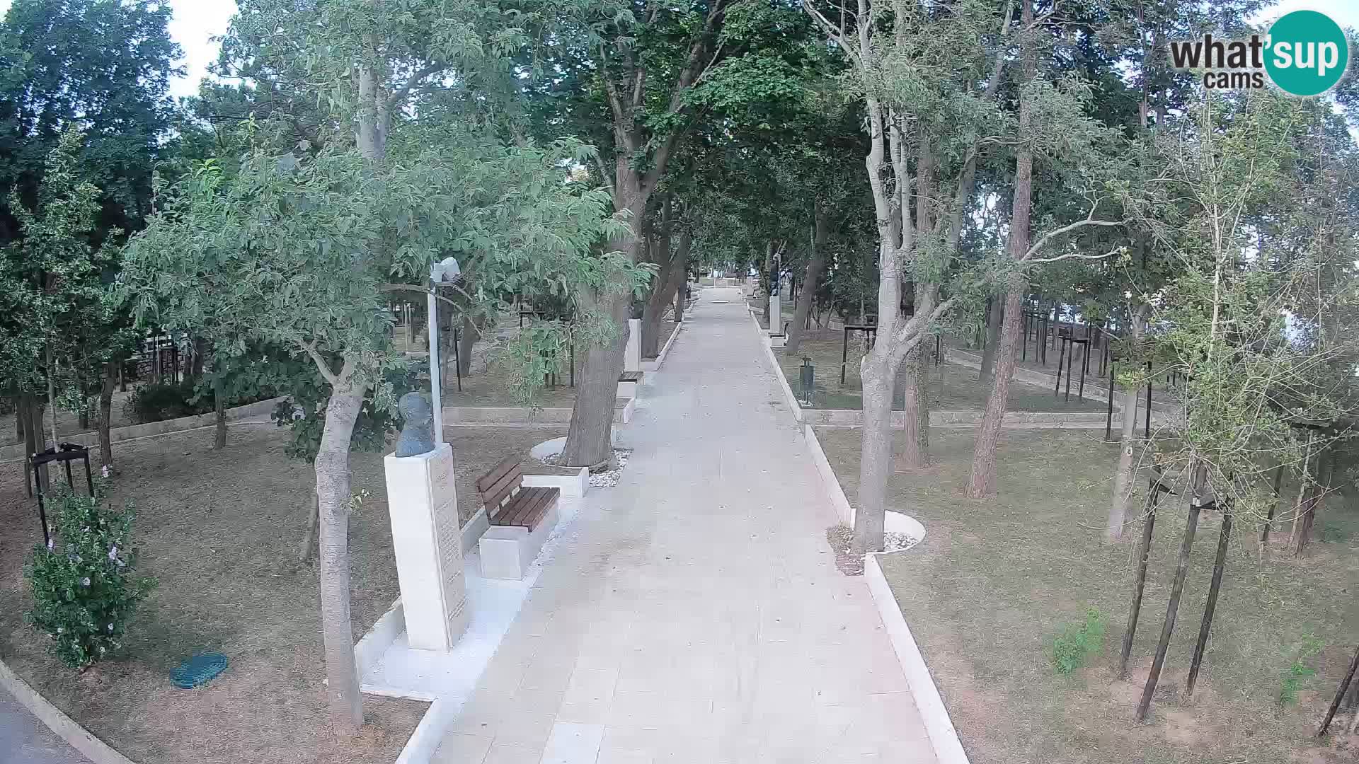 Writers’ Park Webcam Senj – Live by the Sea