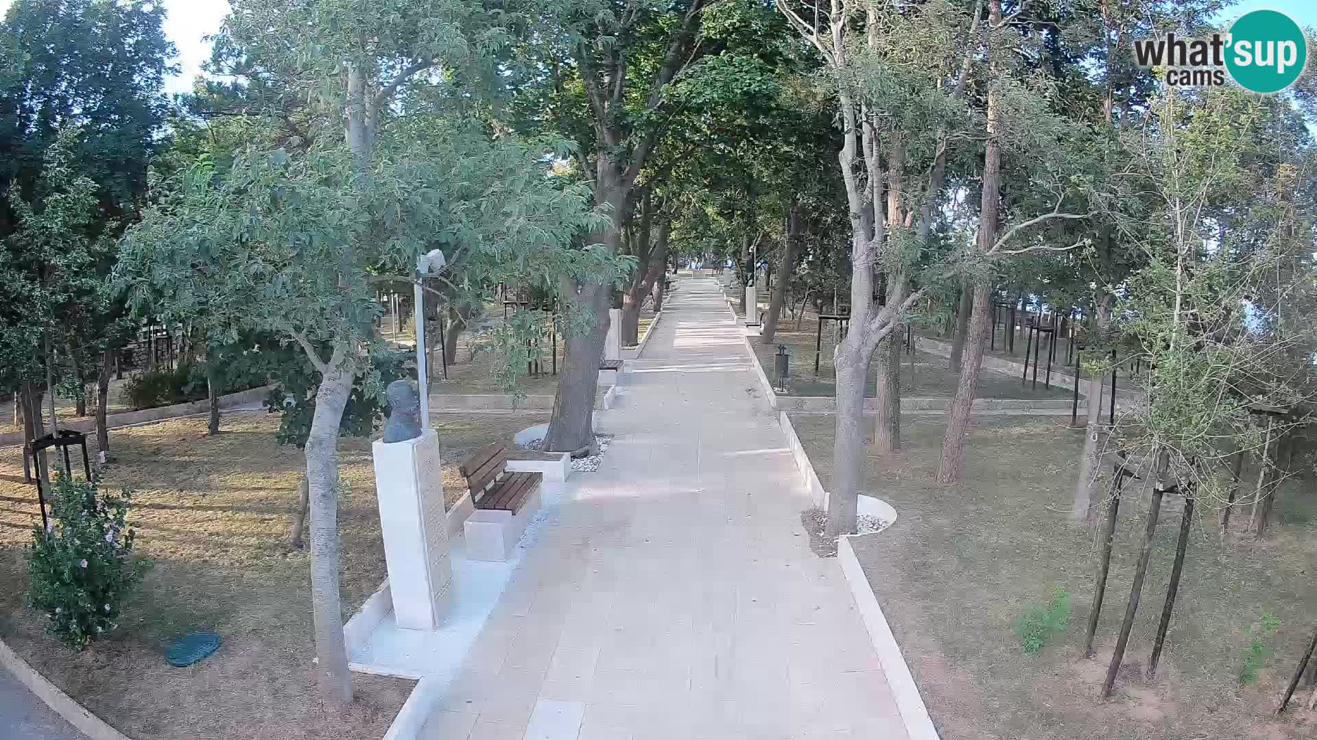 Writers’ Park Webcam Senj – Live by the Sea