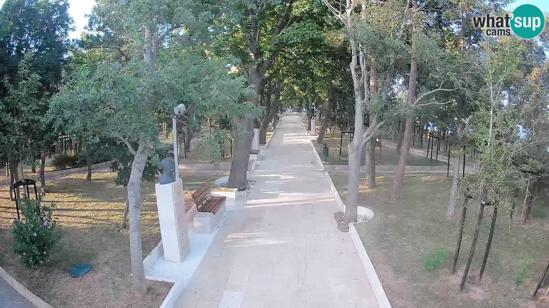 Writers’ Park Webcam Senj – Live by the Sea