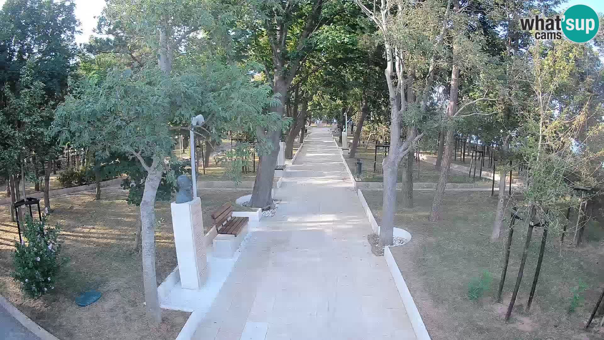Writers’ Park Webcam Senj – Live by the Sea