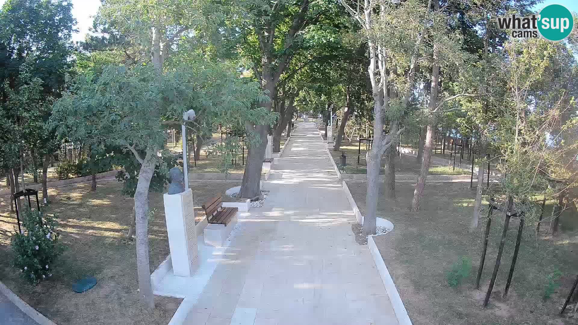 Writers’ Park Webcam Senj – Live by the Sea