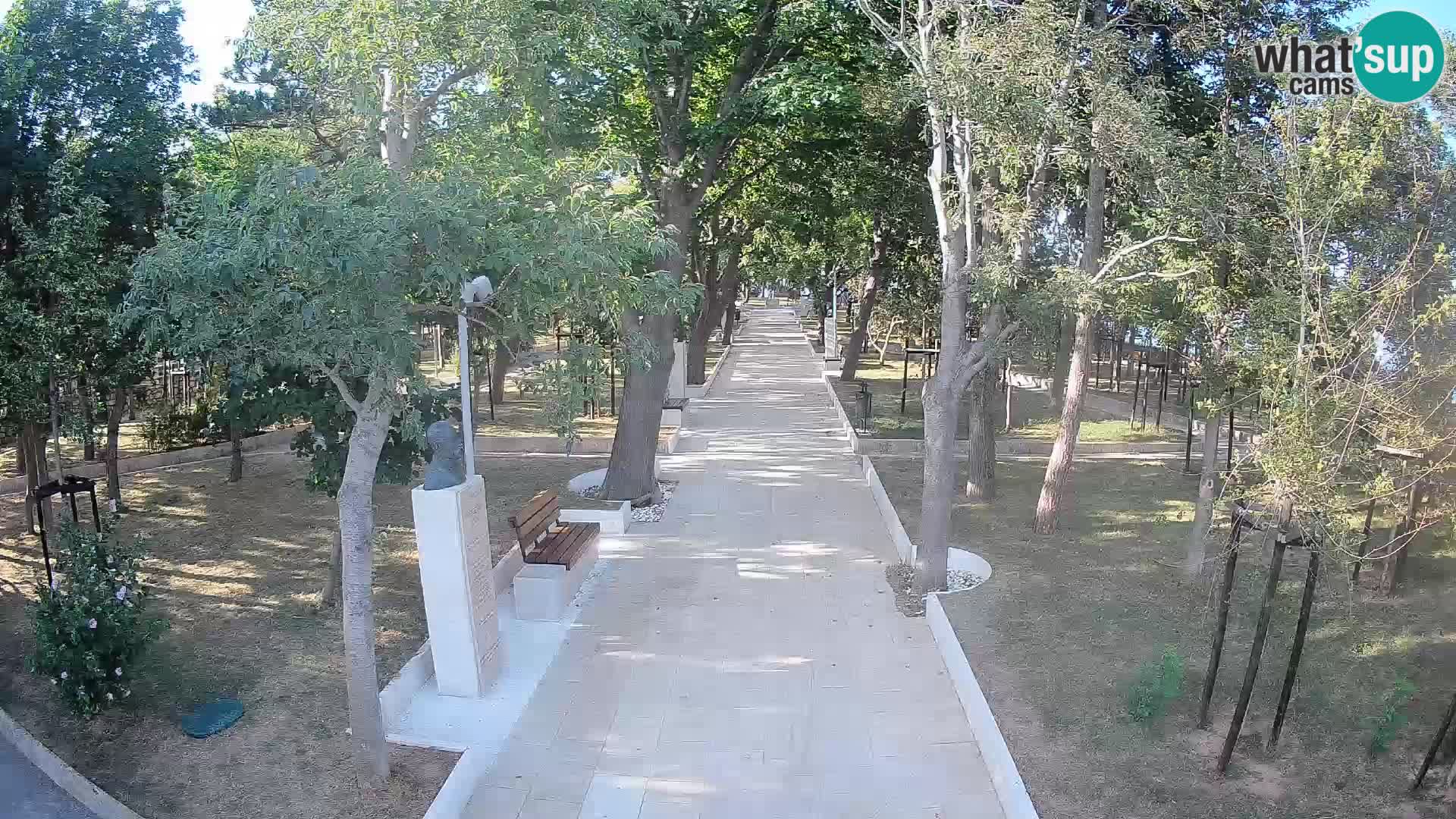 Writers’ Park Webcam Senj – Live by the Sea