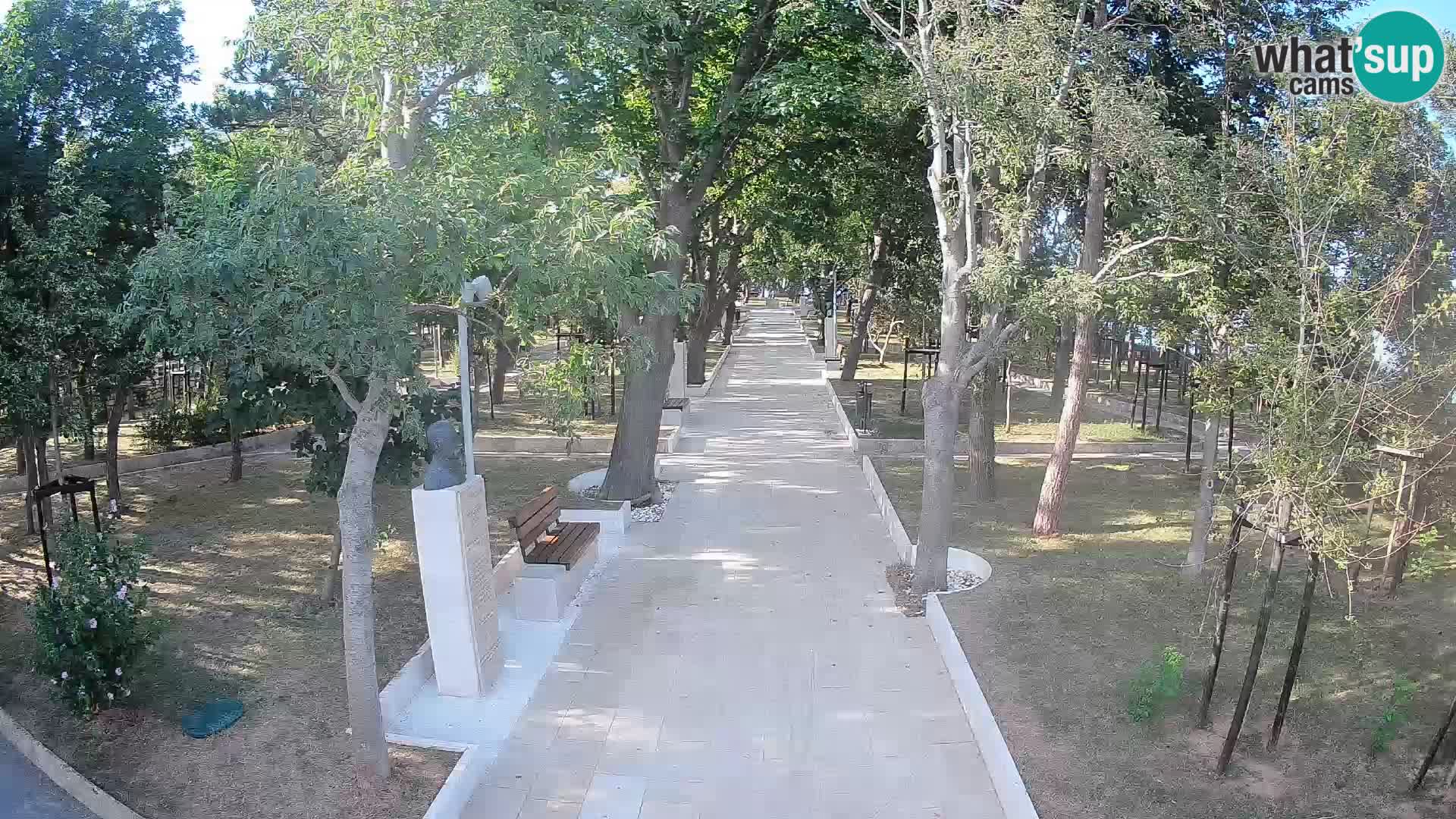 Writers’ Park Webcam Senj – Live by the Sea