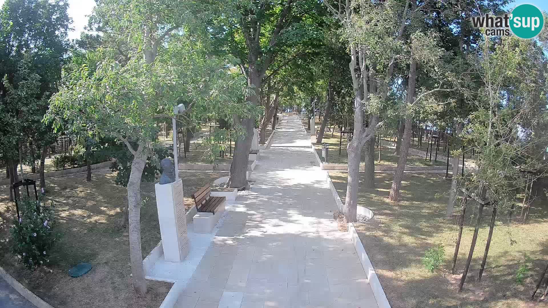 Writers’ Park Webcam Senj – Live by the Sea