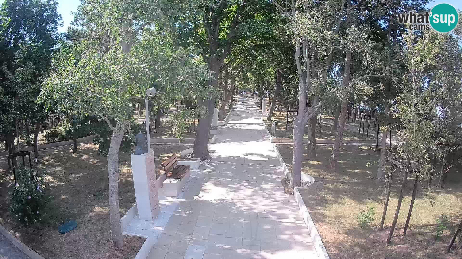 Writers’ Park Webcam Senj – Live by the Sea