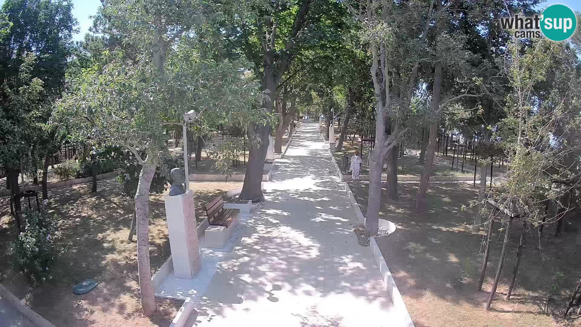 Writers’ Park Webcam Senj – Live by the Sea