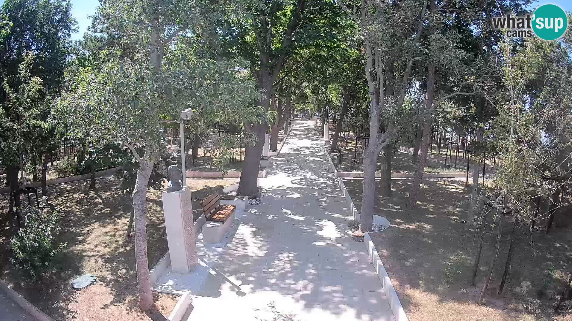 Writers’ Park Webcam Senj – Live by the Sea