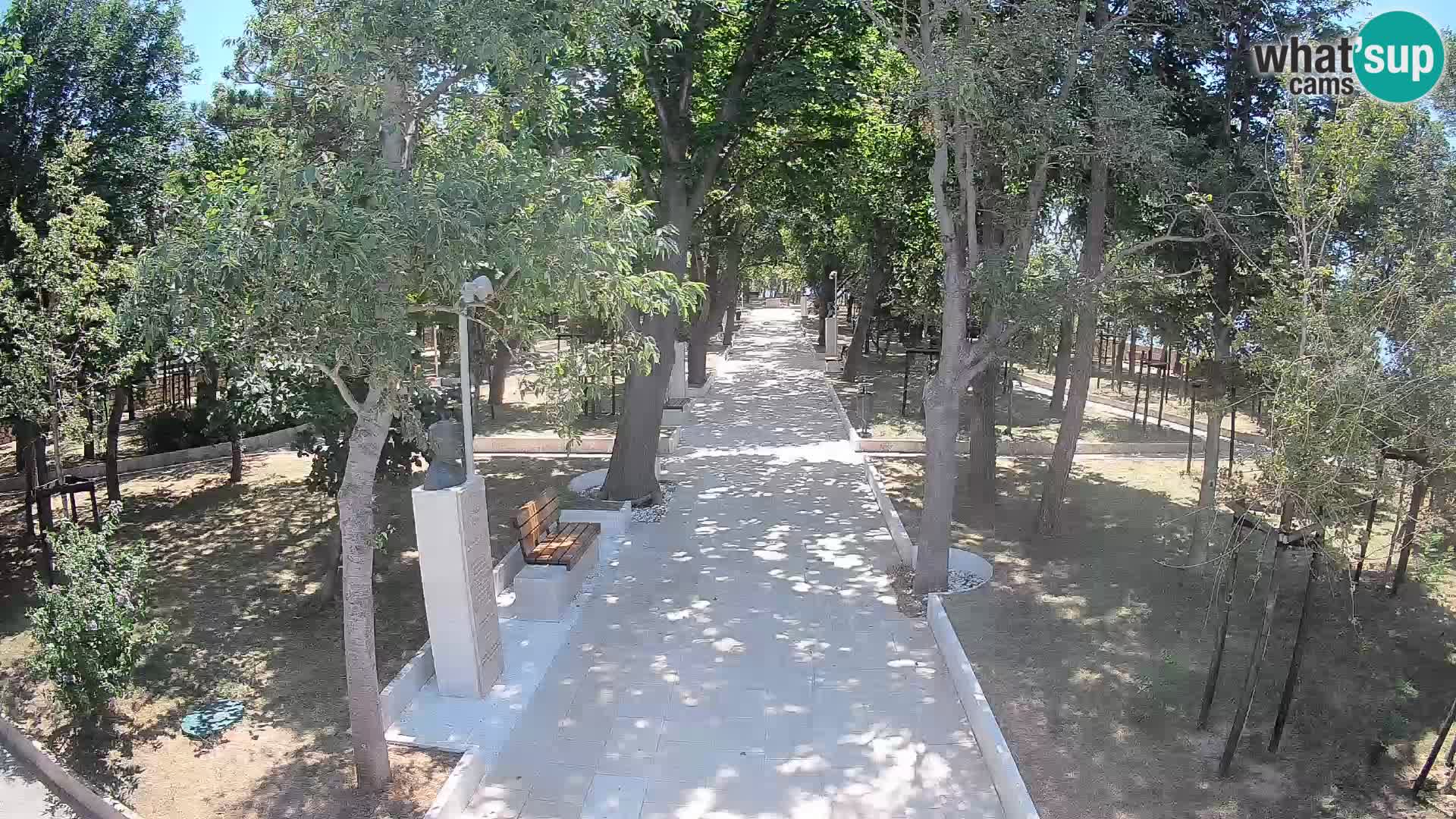 Writers’ Park Webcam Senj – Live by the Sea